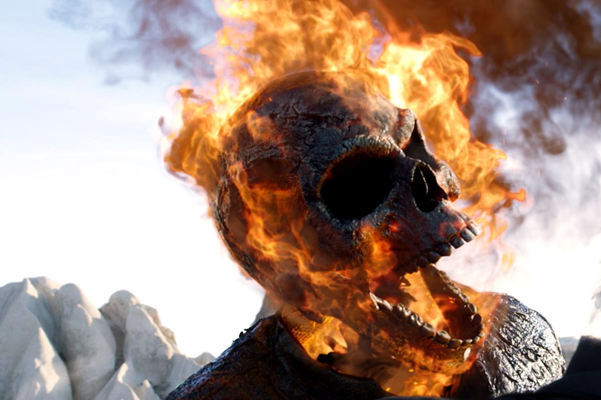 Ghost Rider Spirit of Vengeance Skull Wallpaper. The Movie Blog