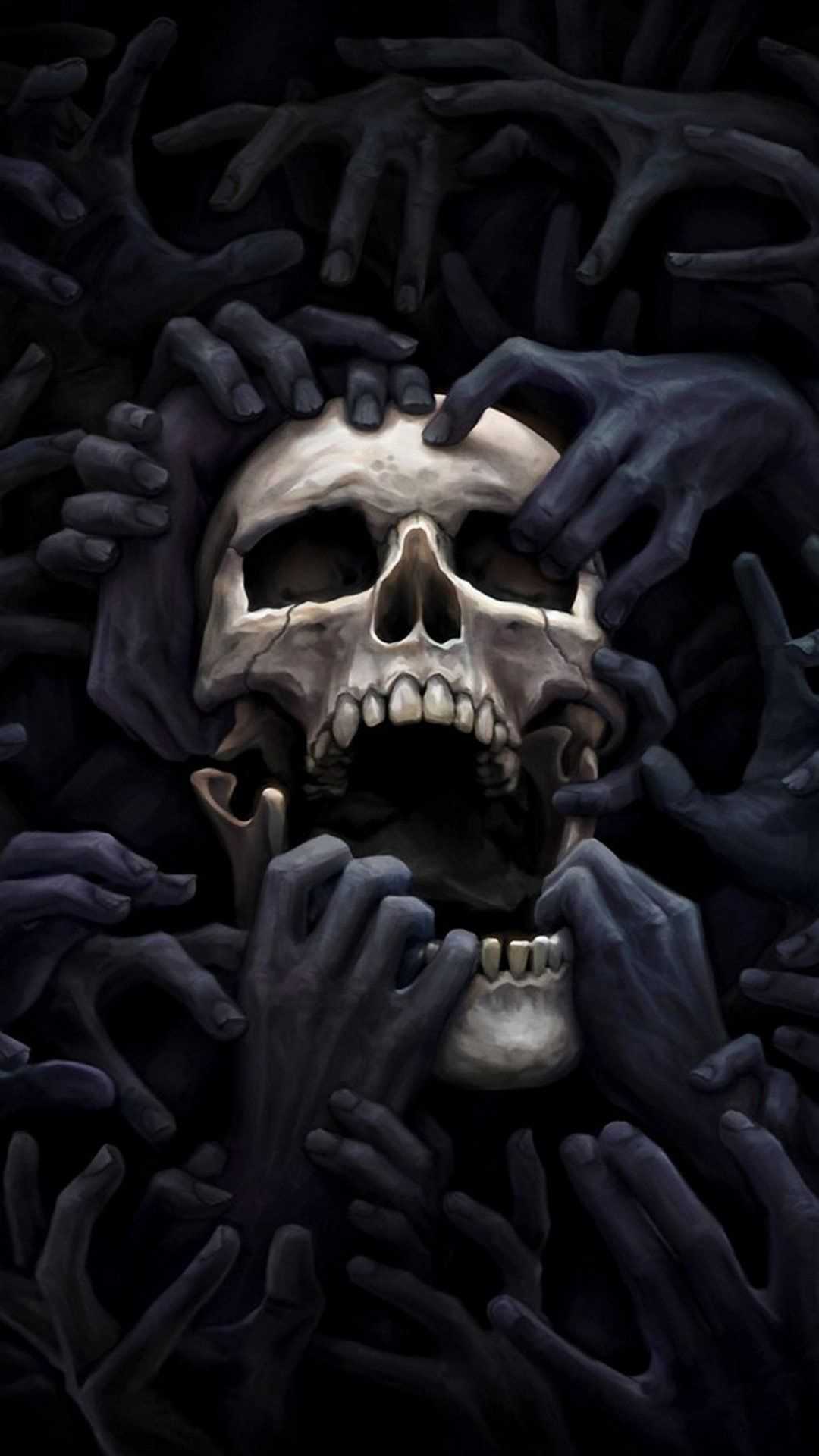Skull ghost Wallpaper Download