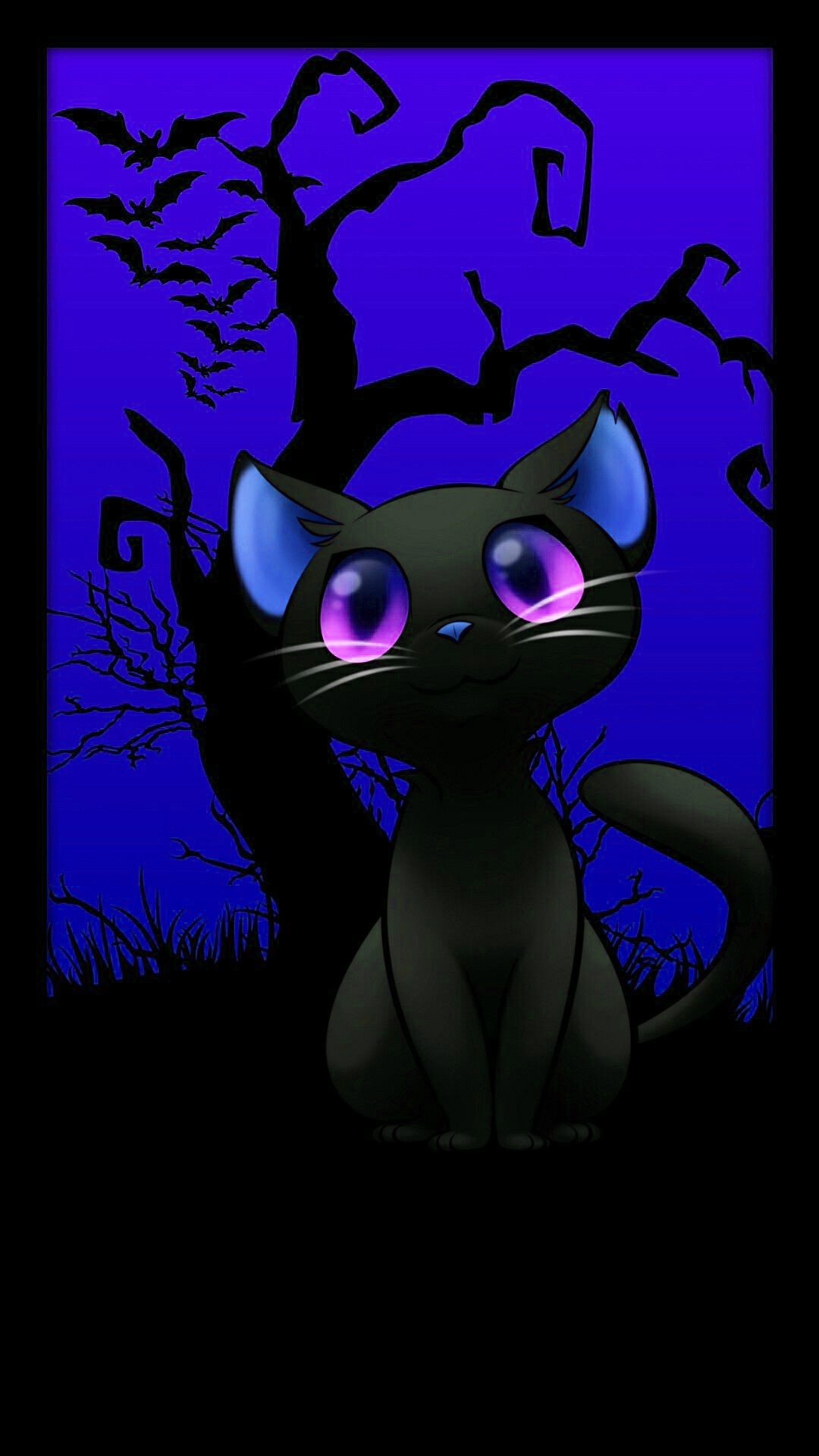 Halloween Cat Wallpaper HD  PixelsTalkNet