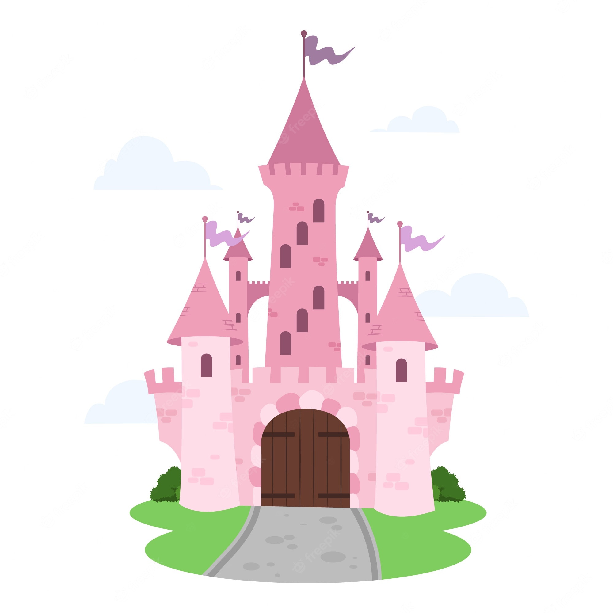Fantasy castle Image. Free Vectors, & PSD