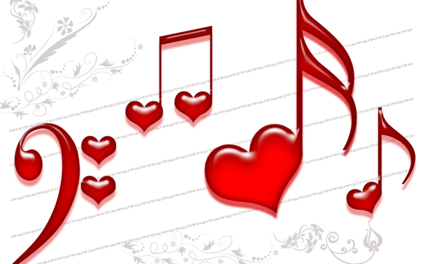 Music Notes Heart Clipart Image
