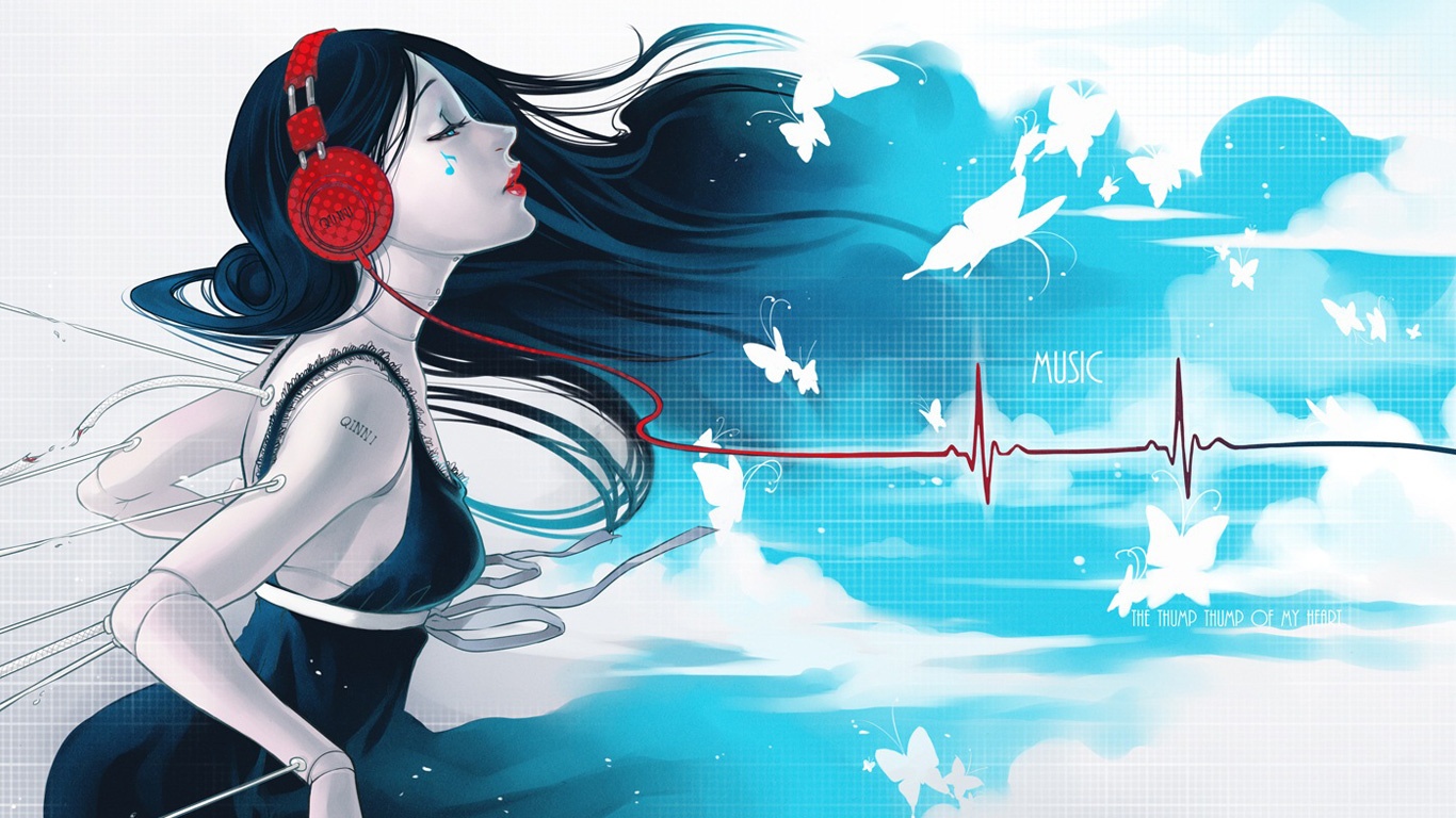 Free download 1366x768 The Thump Of My Heart wallpaper music and dance wallpaper [1366x768] for your Desktop, Mobile & Tablet. Explore Music Heart Wallpaper. Free Heart Wallpaper, Heart Wallpaper