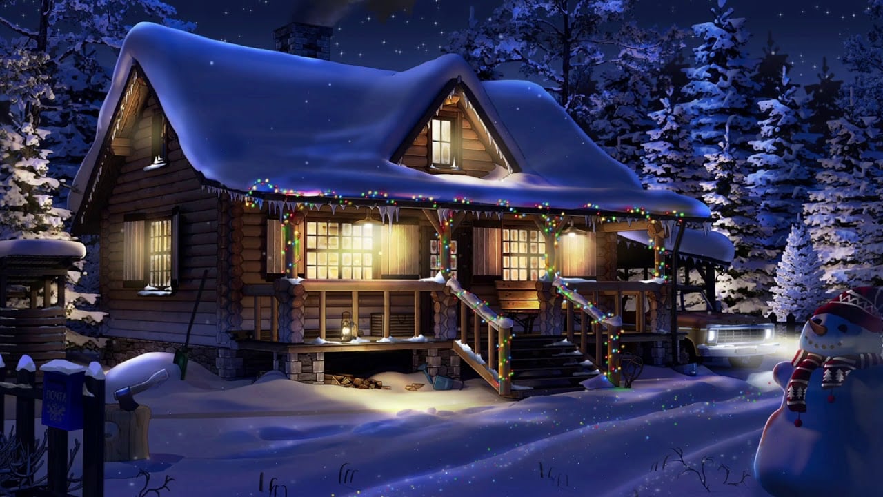 Snowy Cabin Wallpapers - Wallpaper Cave