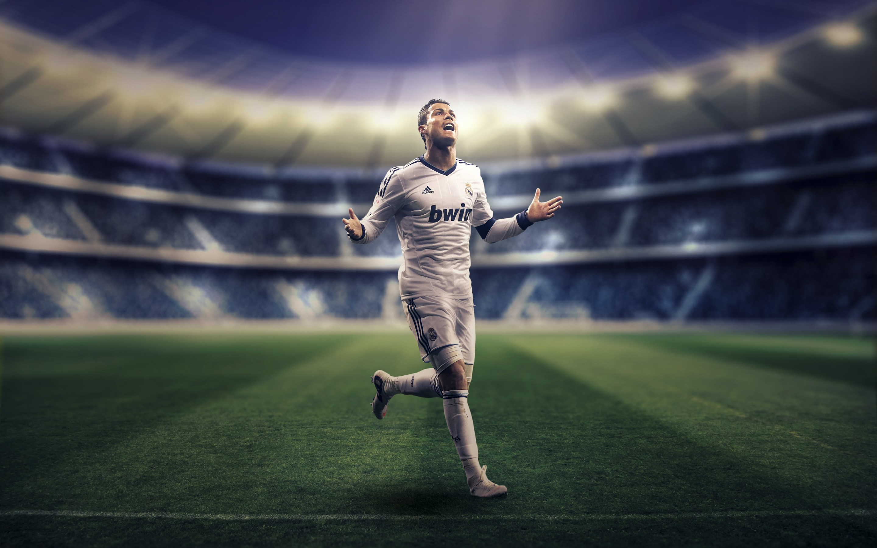 Download wallpaper: Cristiano Ronaldo for Real Madrid 2880x1800
