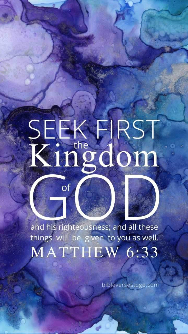 seek first the kingdom of god wallpaper