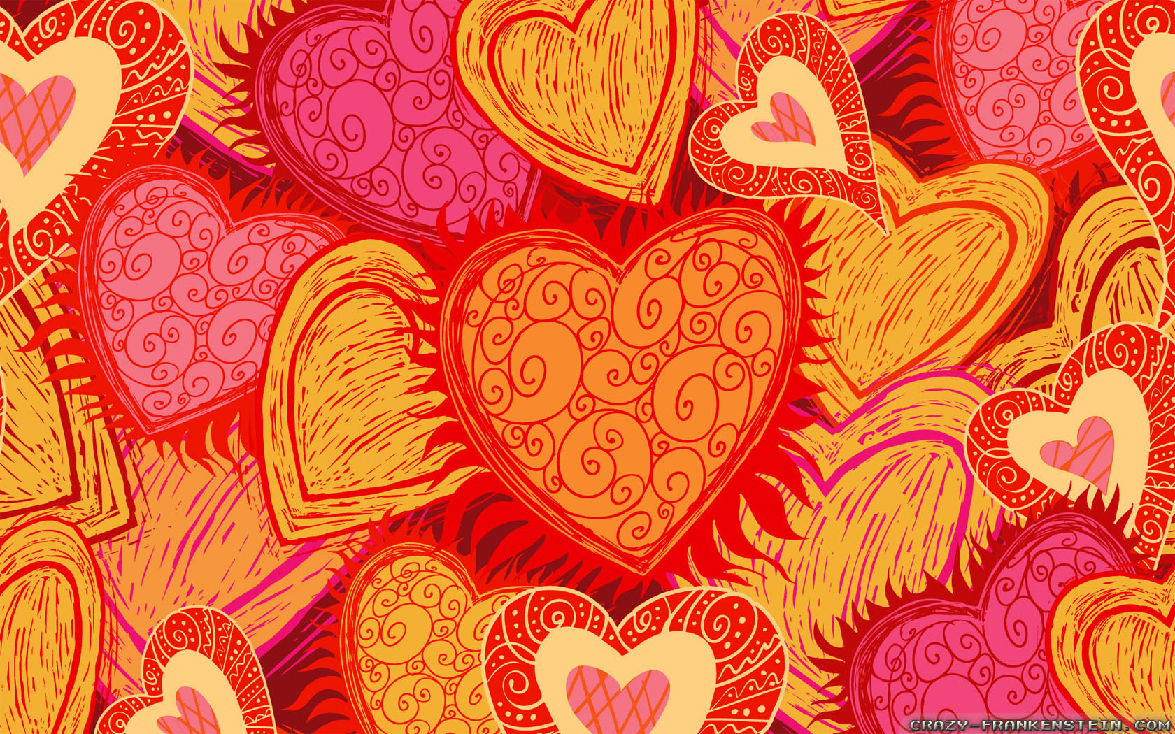 Vintage Heart Wallpaper