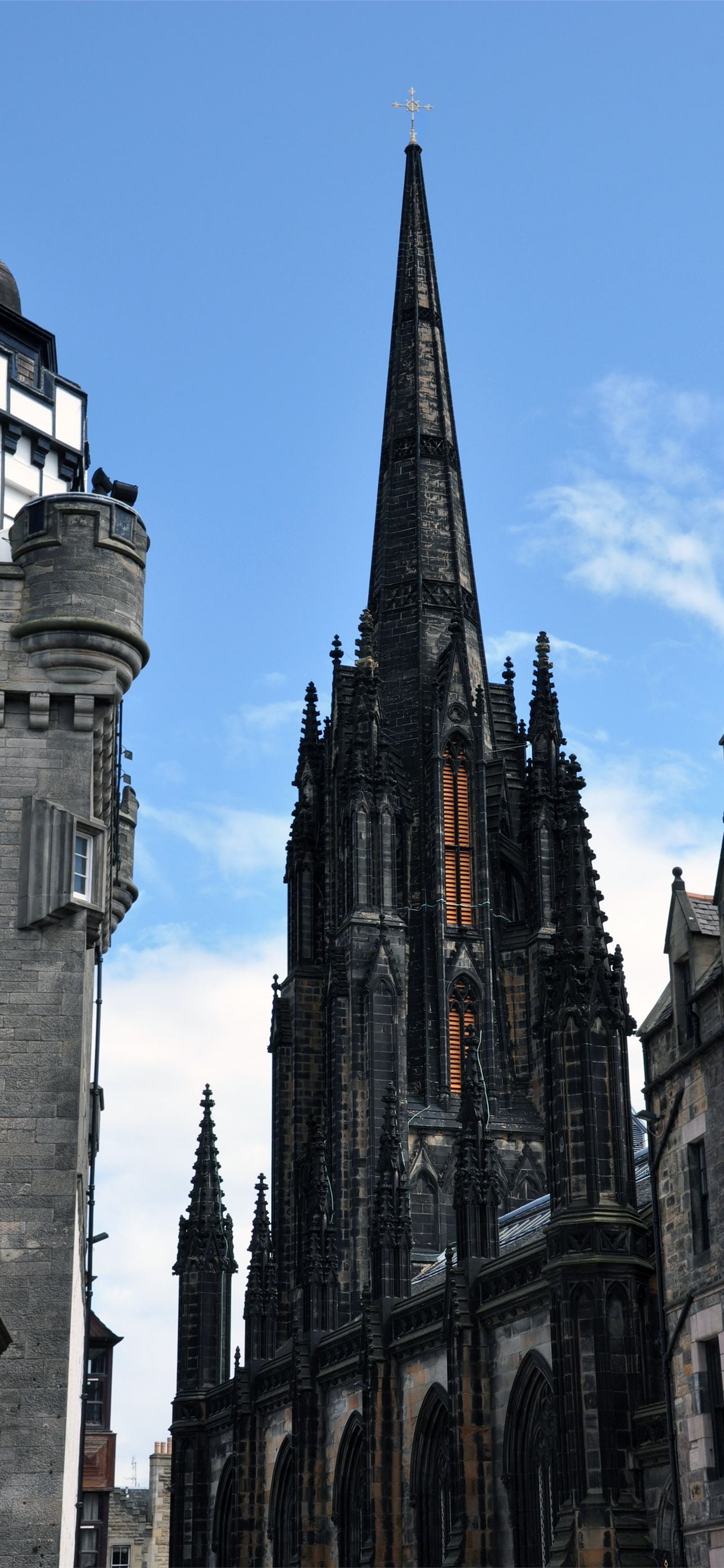 Gothic Church Edinburgh Scotland by Leah Marie Bro. iPhone Wallpaper Free Download