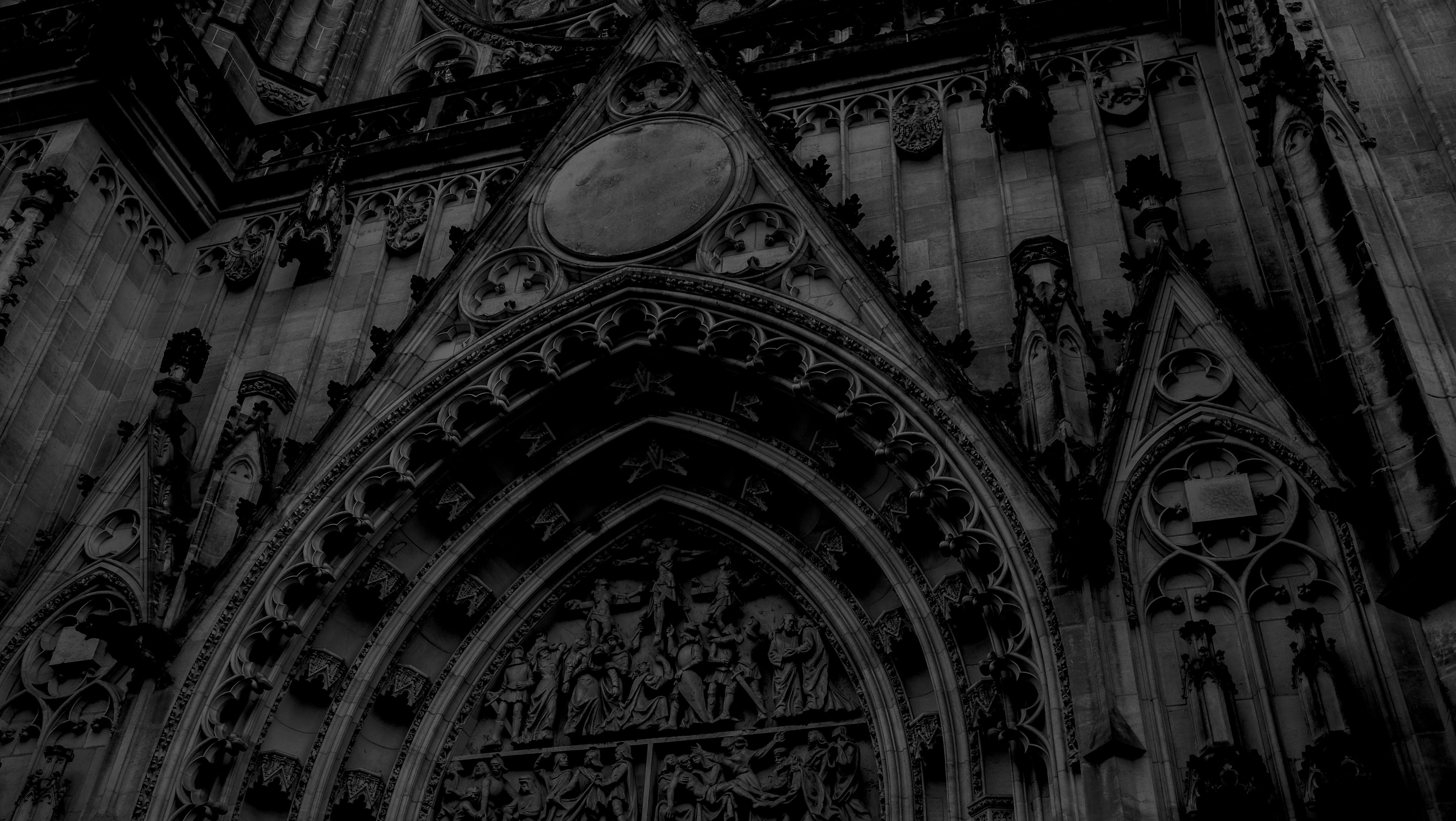 prague #czechia #dark #gothic st vitus cathedral K #wallpaper #hdwallpaper #desktop. Dark academia wallpaper, Gothic wallpaper, HD dark wallpaper