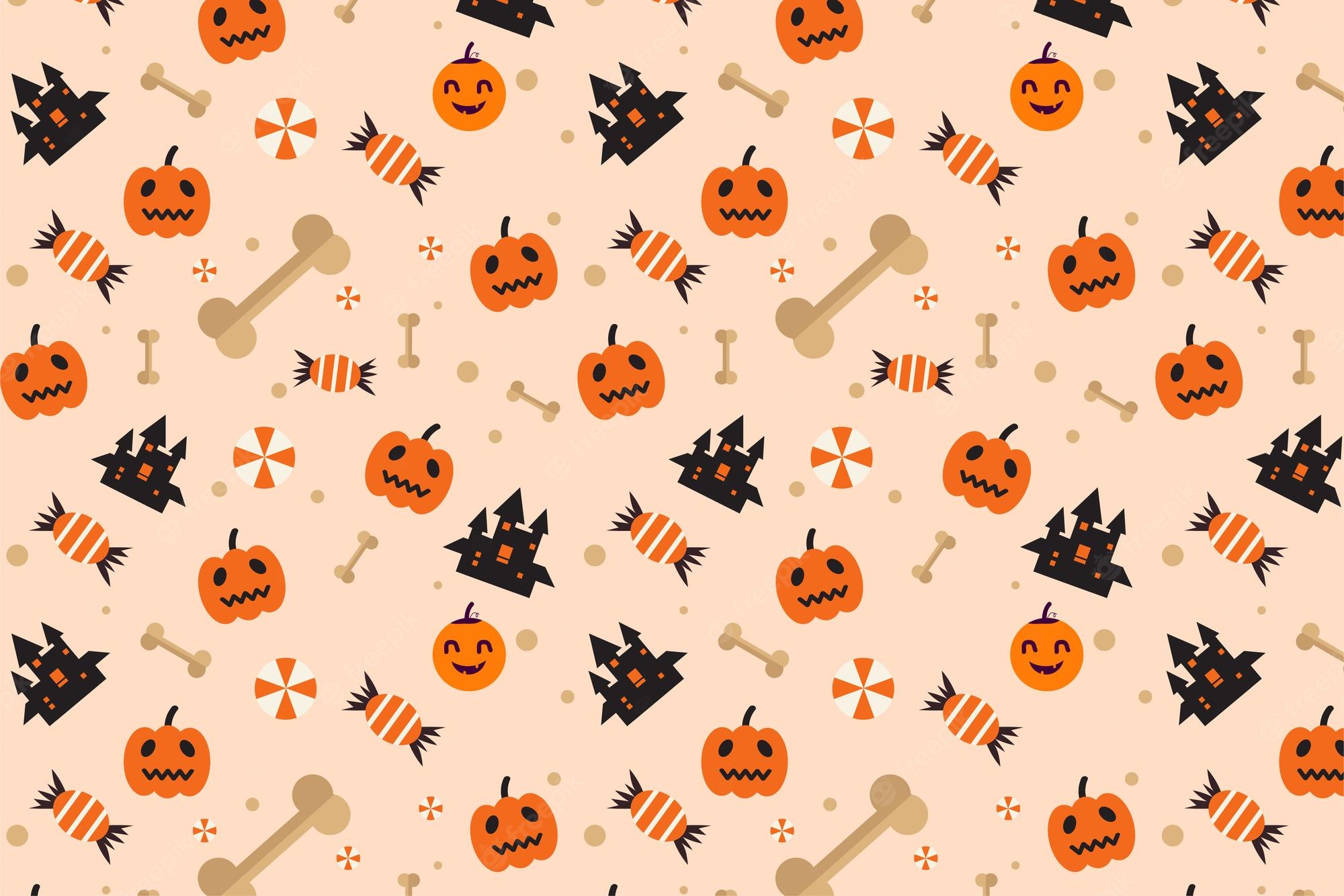 Halloween candy wallpaper Image. Free Vectors, & PSD