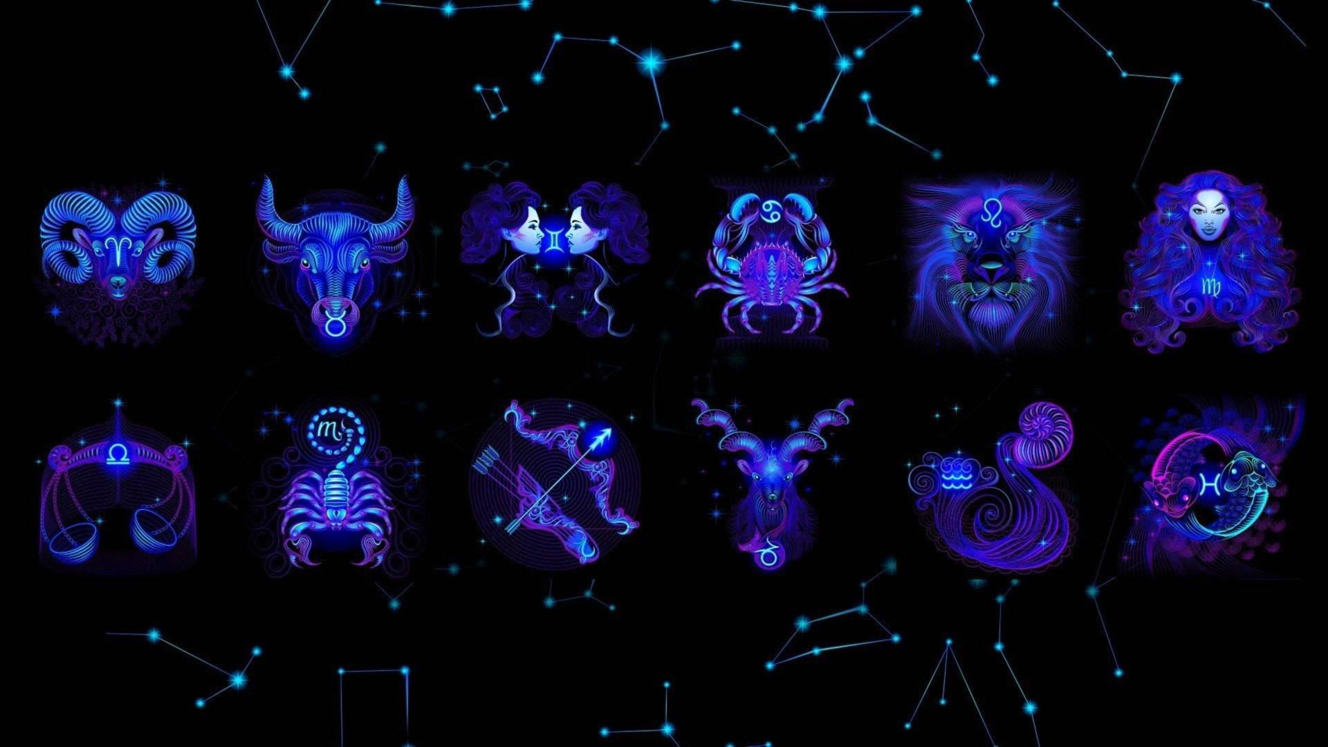 Download Zodiac Signs Aesthetic Fantasy Wallpaper