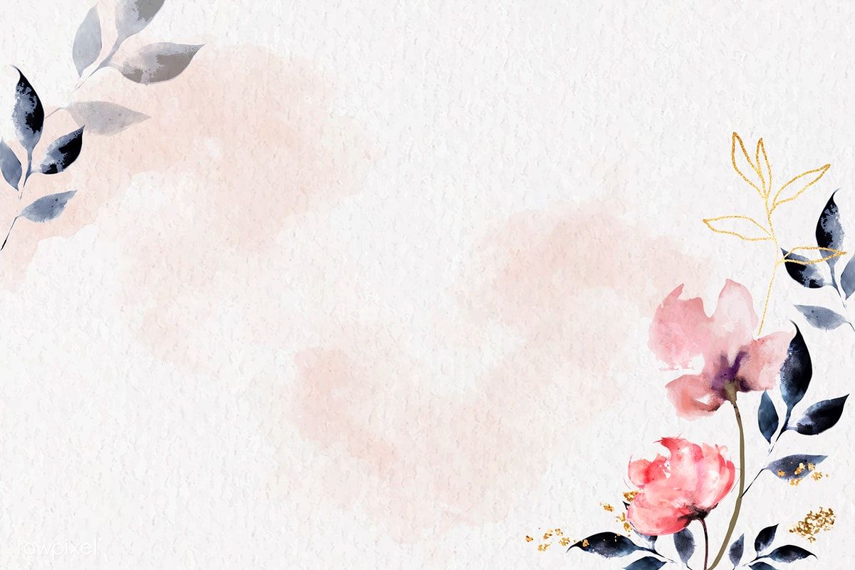 La verdadera razón para vivir no es luchando si no que disfrutándola. Watercolor flower background, Watercolor desktop wallpaper, Floral watercolor