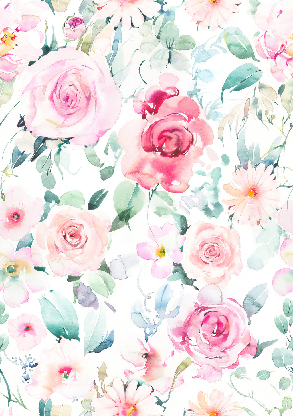 Watercolour Flower Wallpapers - Wallpaper Cave