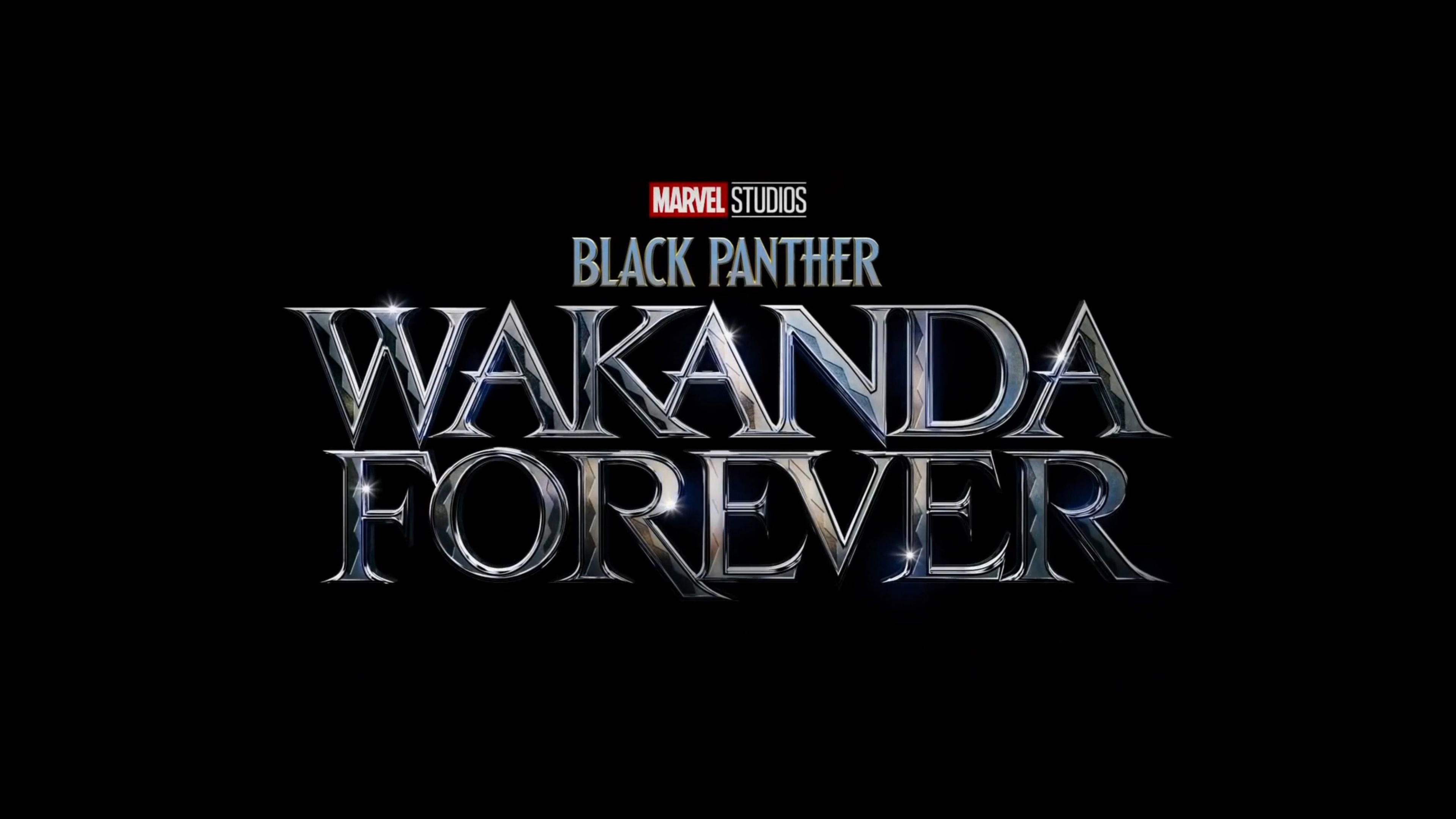 Black Panther: Wakanda Forever Wallpaper 4K, 2022 Movies, Marvel Comics, Black background, Movies