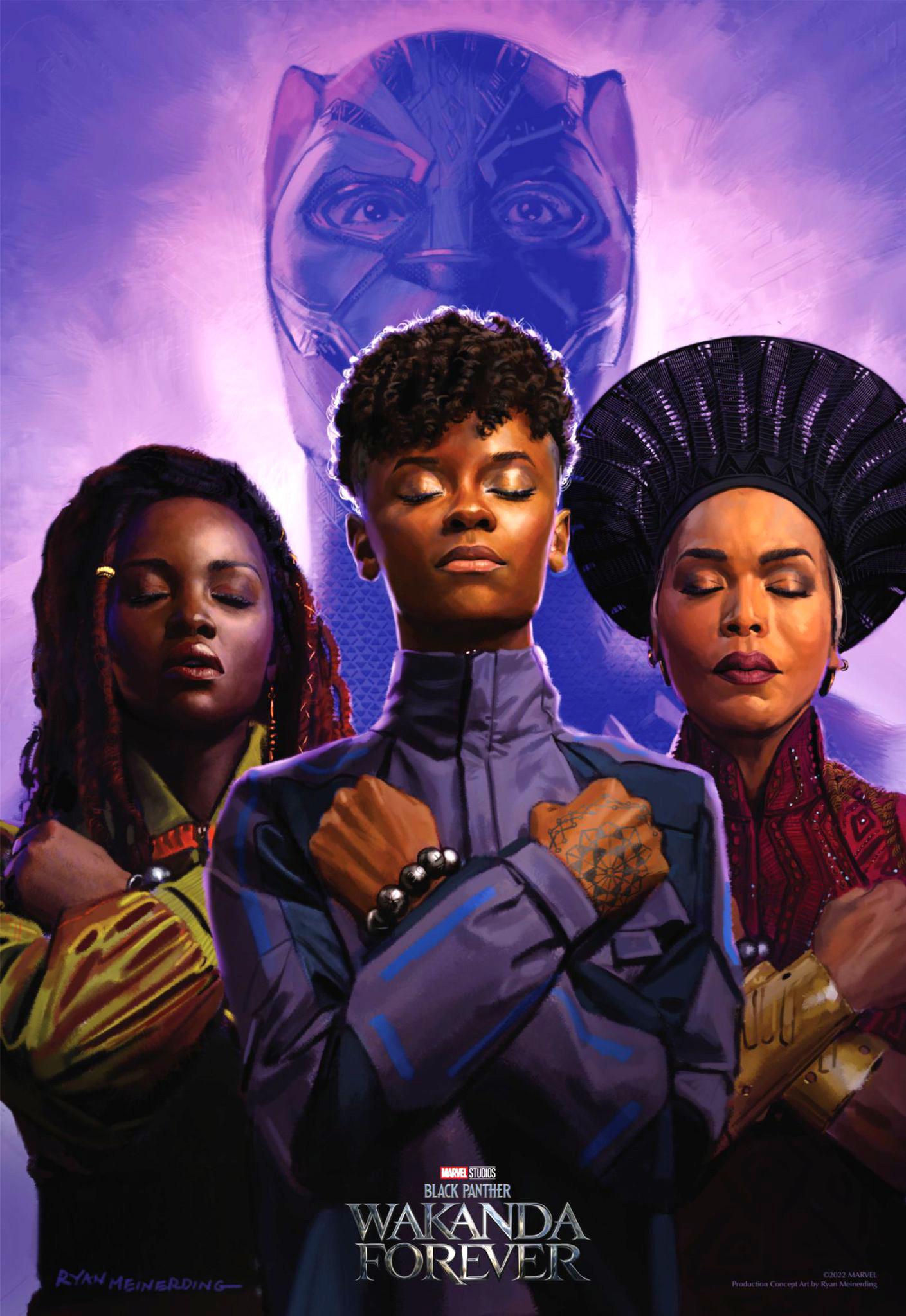 Can someone please make this Black Panther: Wakanda Forever (2022) poster textless and convert it to an iPhone wallpaper? Thanks