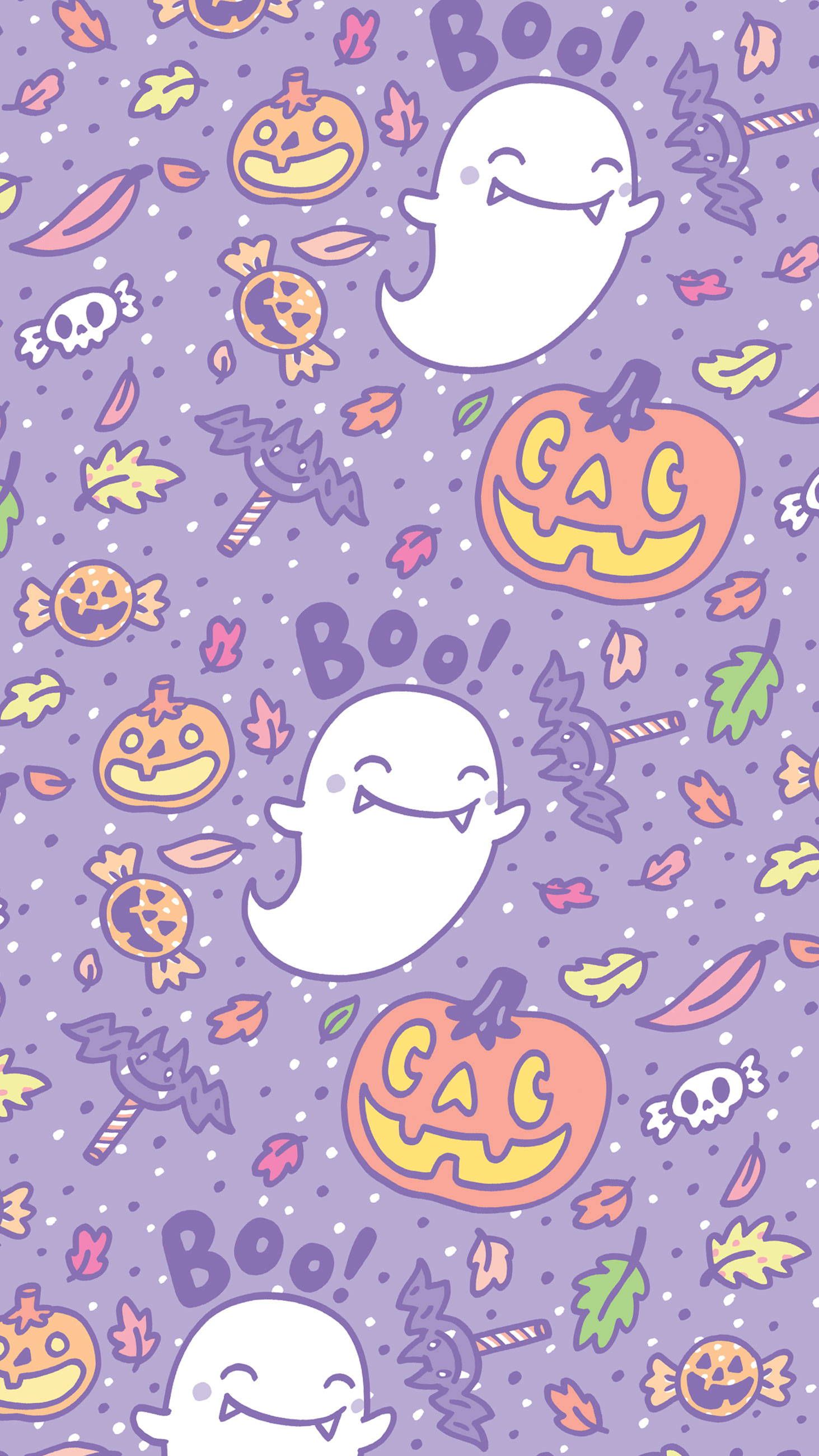 Halloween Cute Pastel Wallpapers - Wallpaper Cave