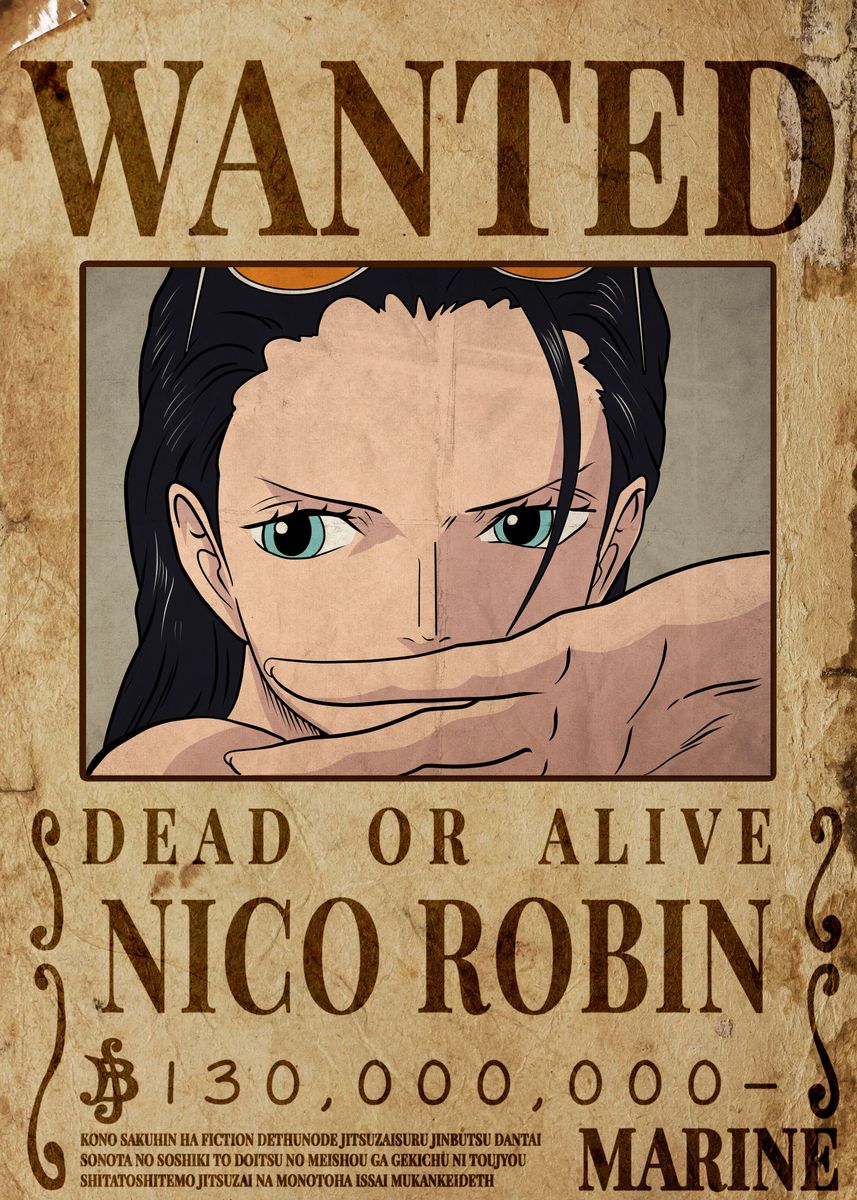 Nico Robin Wanted' Poster