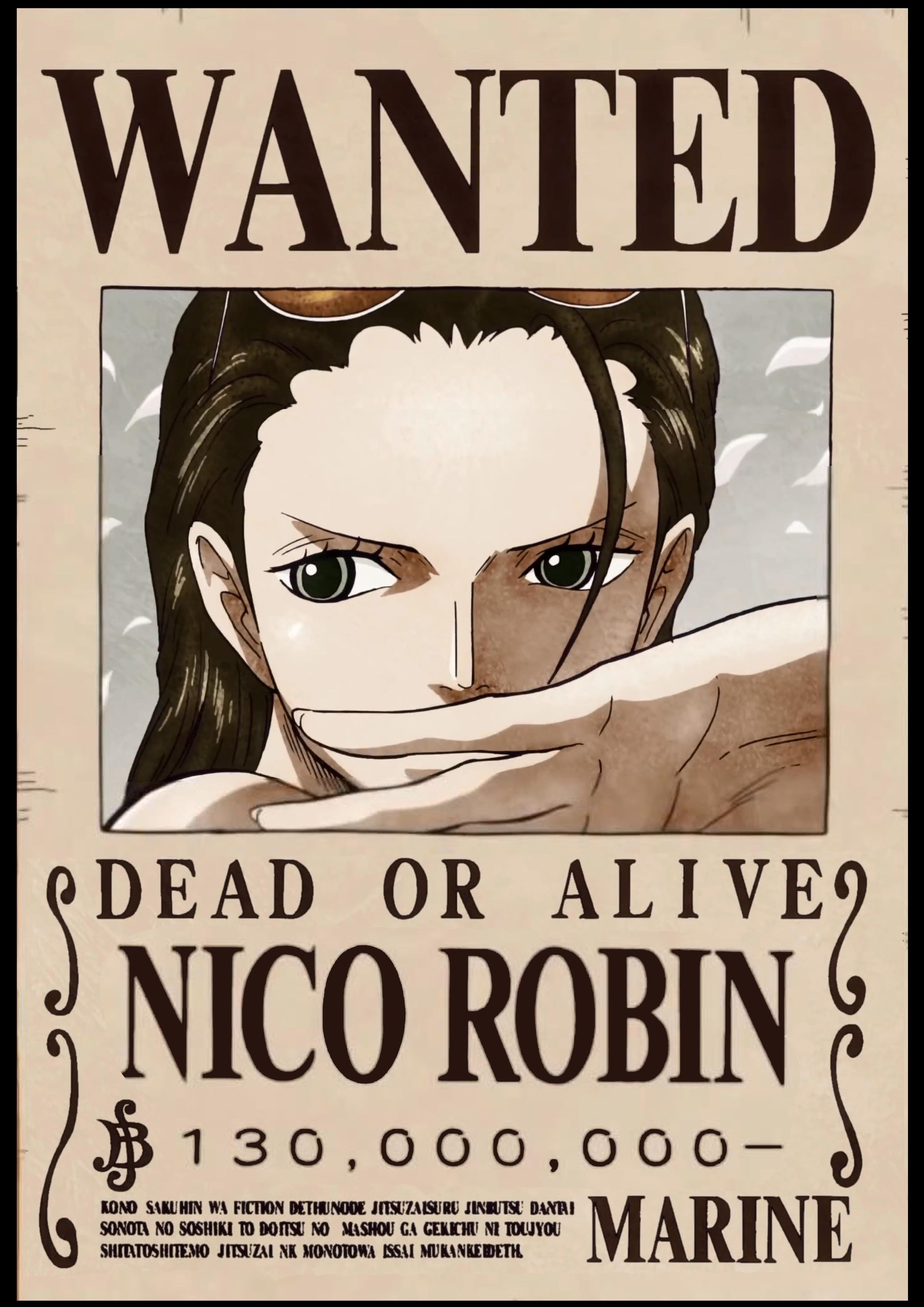 One Piece Wanted Poster: New World (Official Licensed