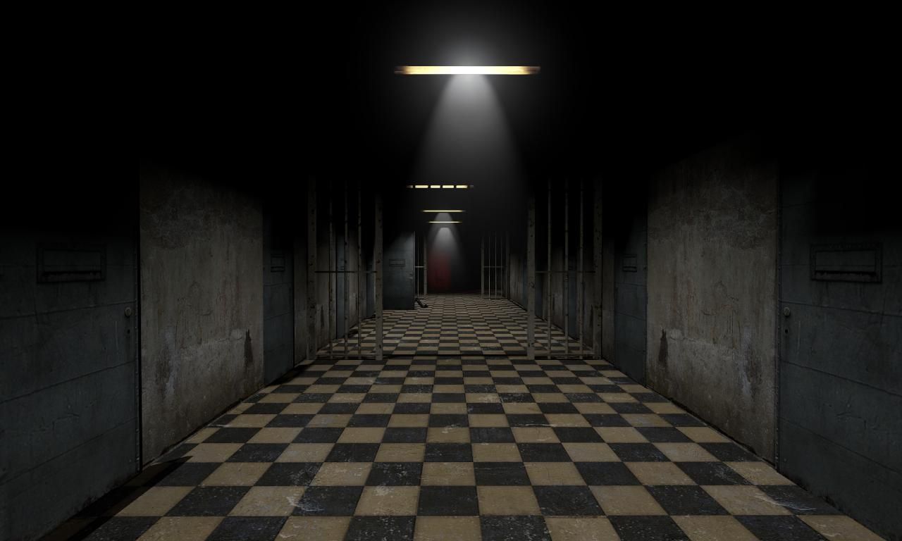Creepy Hallway Wallpaper
