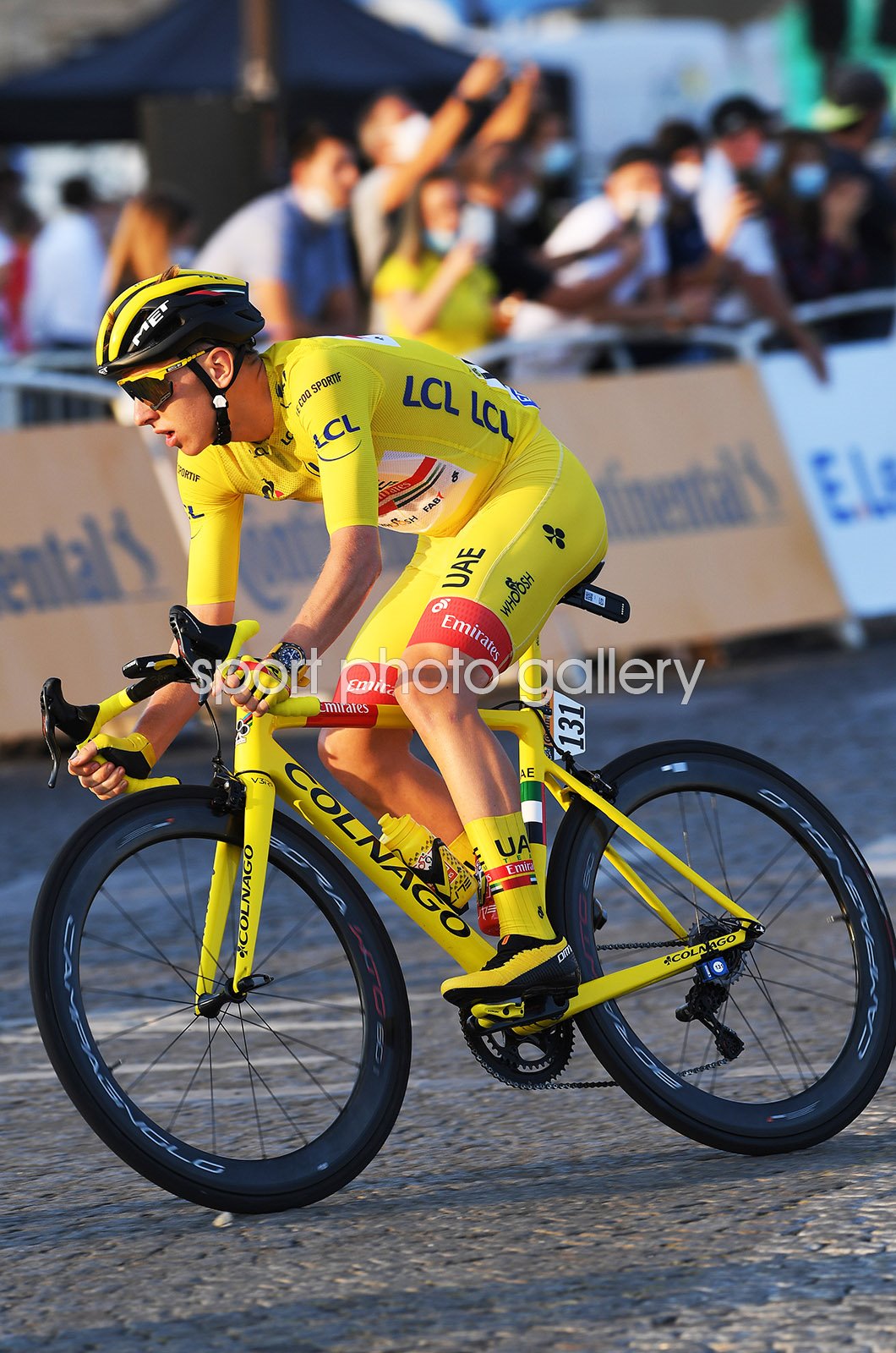 Tadej Pogacar Slovenia Yellow Jersey Paris Tour de France 2020 Image