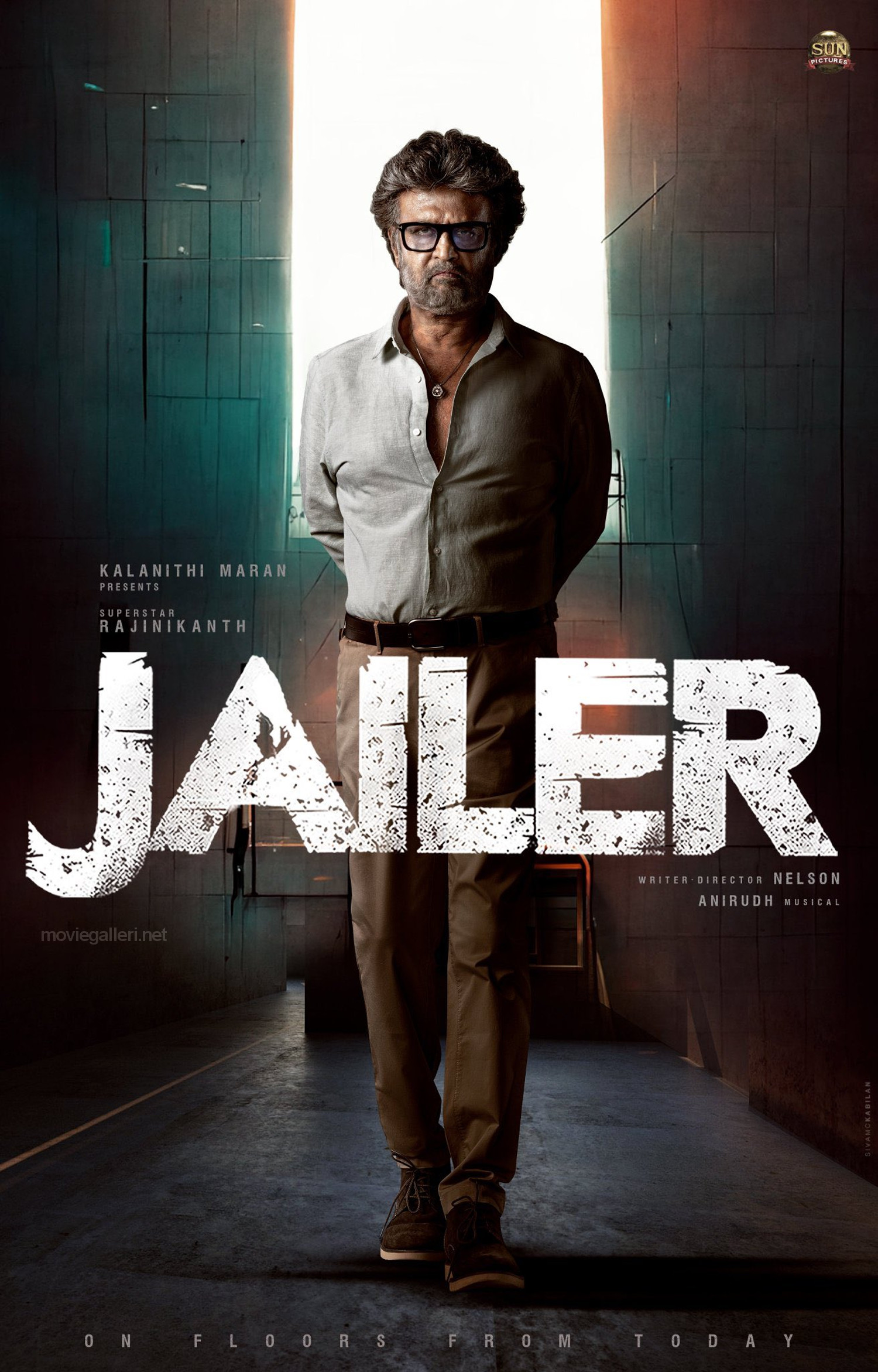 Rajinikanth Jailer Movie First Look Poster HD