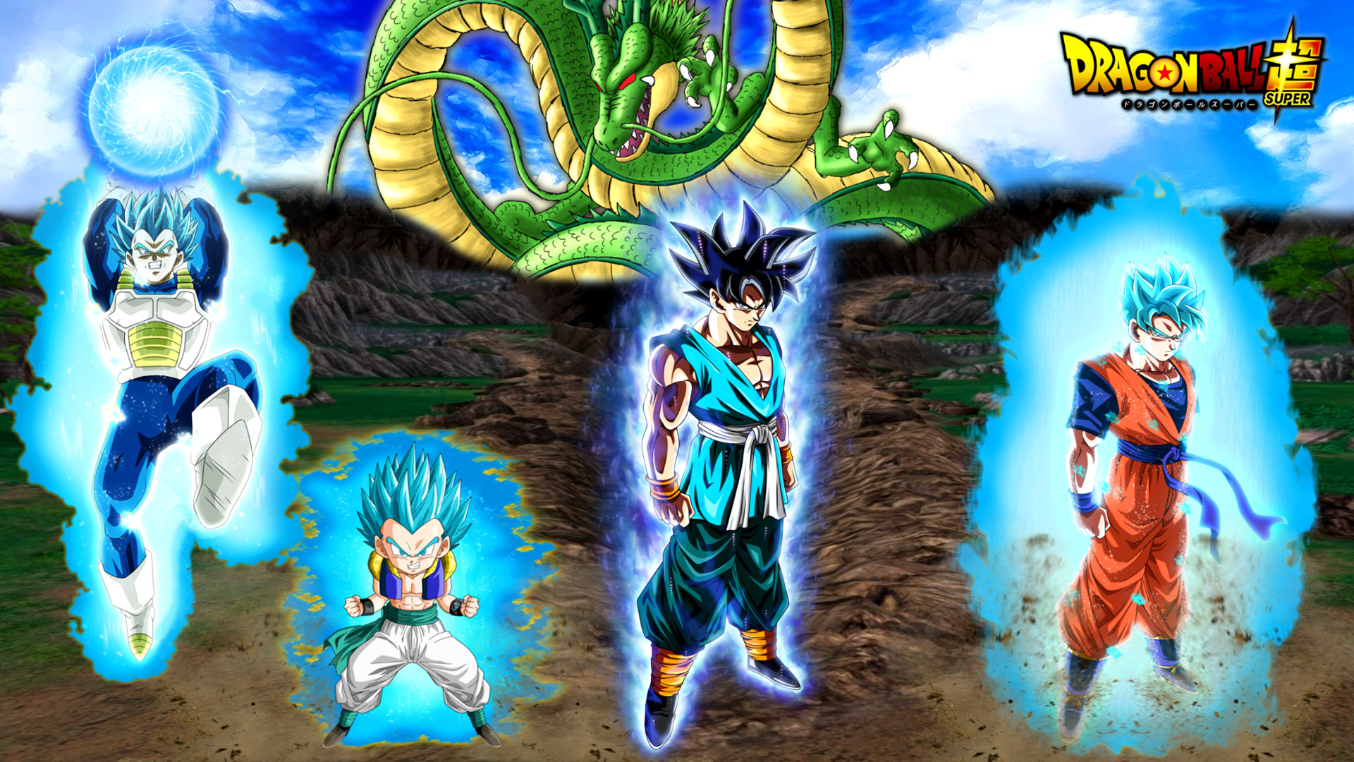 Dragon Ball Super Gohan Dragon Ball Goku Goten Dragon Ball Super Saiyan Blue Ultra Instinct Dragon B Wallpaper:1920x1080