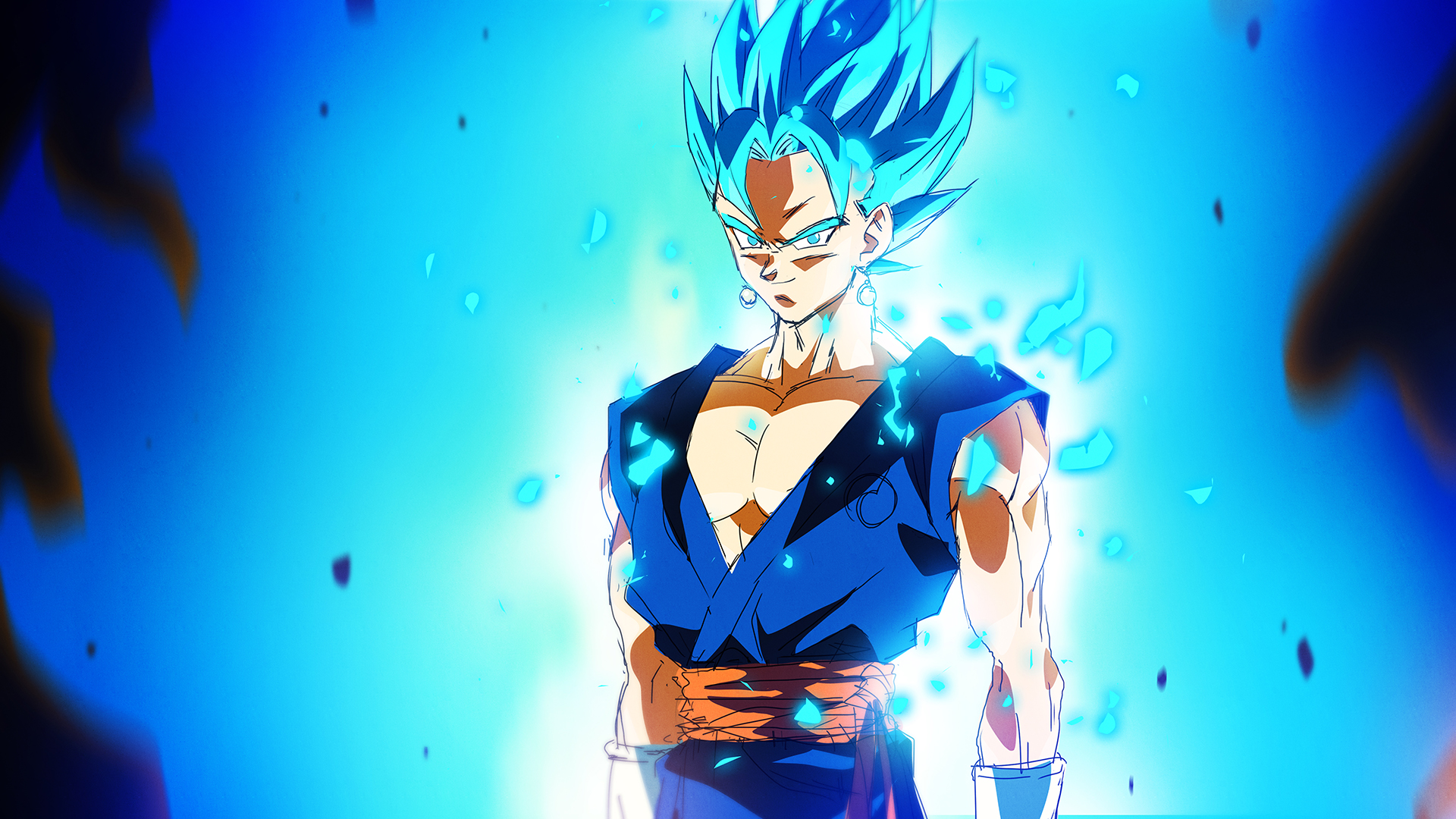 1920x1080 Vegito (Dragon Ball), Super Saiyan Blue wallpaper JPG Gallery HD Wallpaper