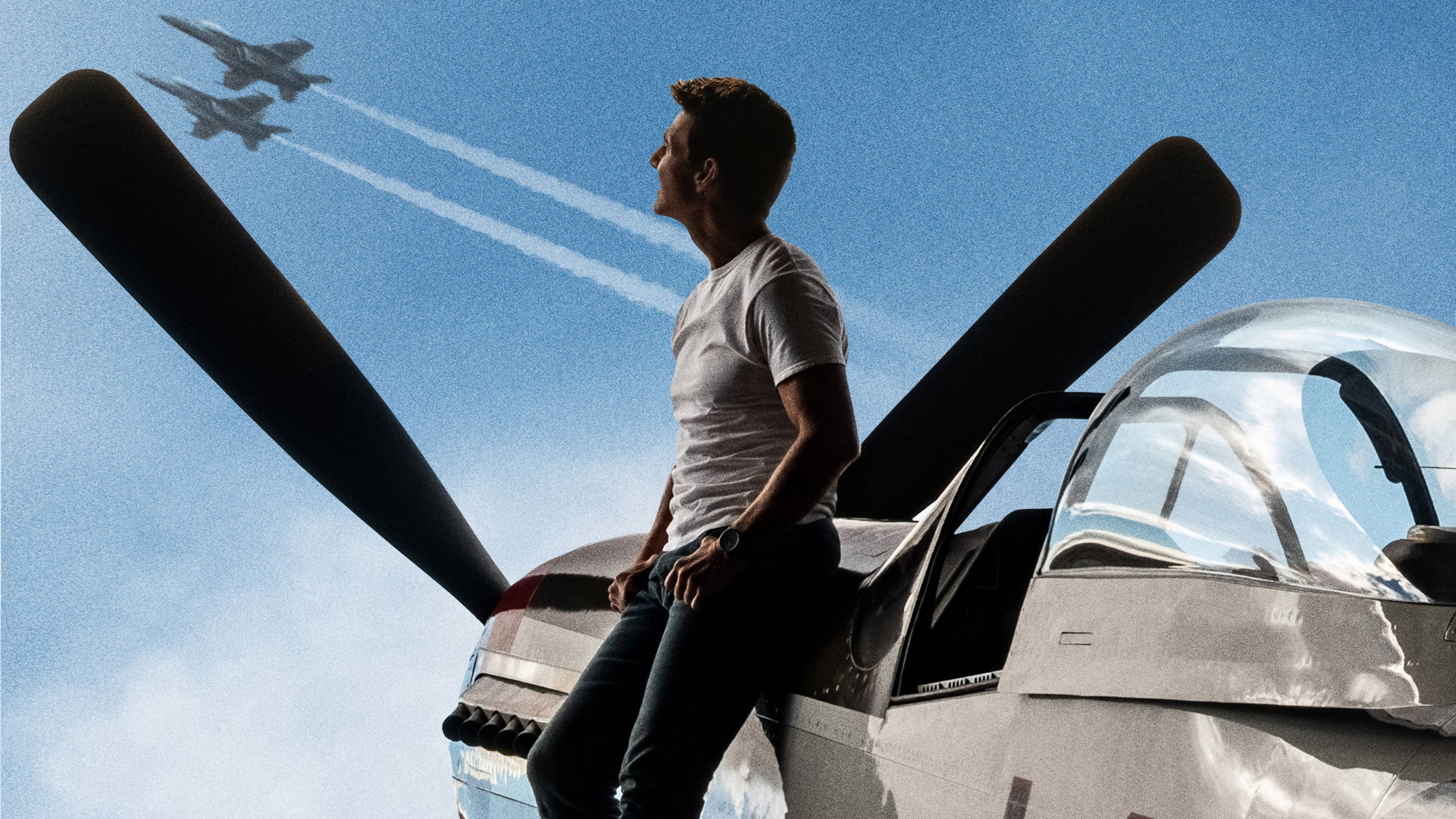 Wallpaper Top Gun: Maverick, Tom Cruise, 4K, Movies