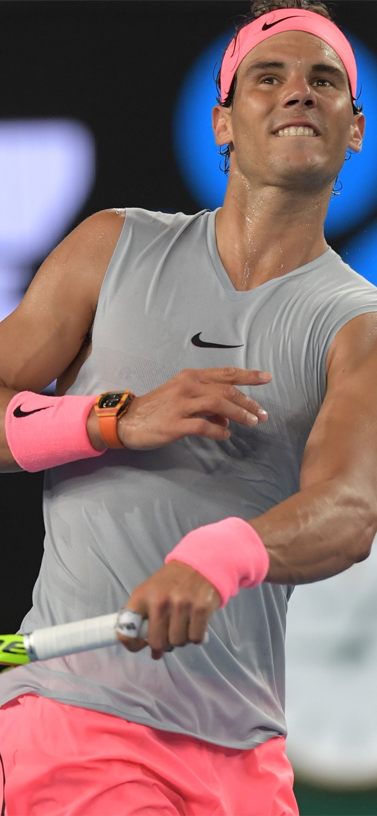 Rafael Nadal beats Damir Dzumhur in the Australian. iPhone X Wallpaper Free Download