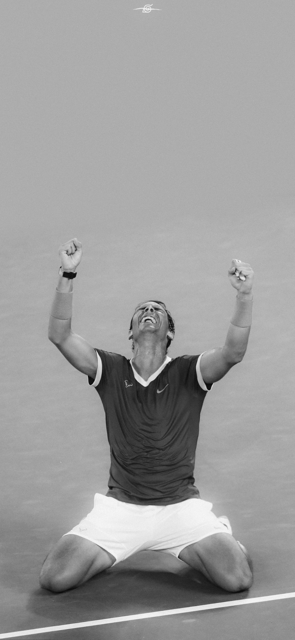 بوعّوف - #Wallpaper Nadal B&W, #AusOpen