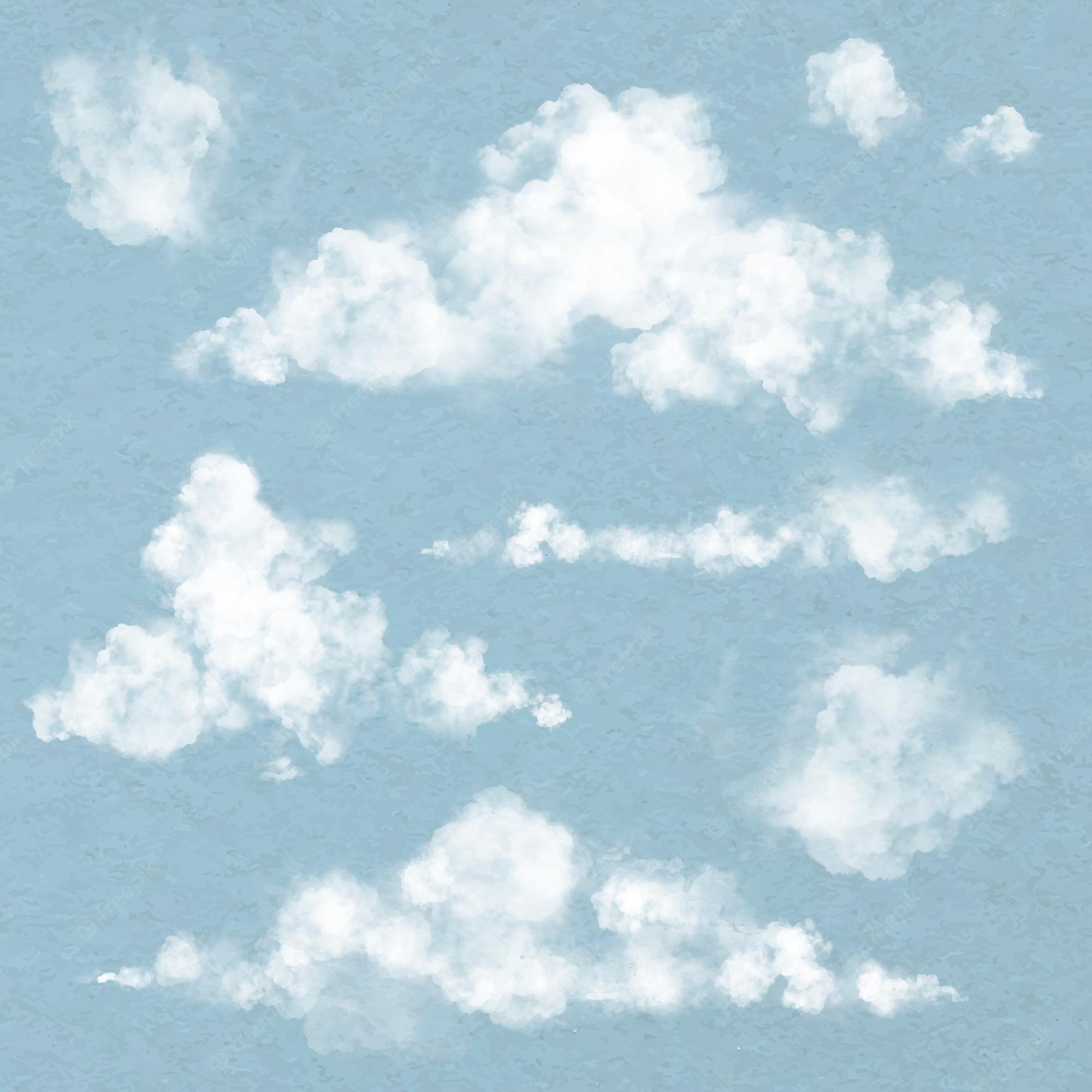 Background aesthetic clouds Image. Free Vectors, & PSD