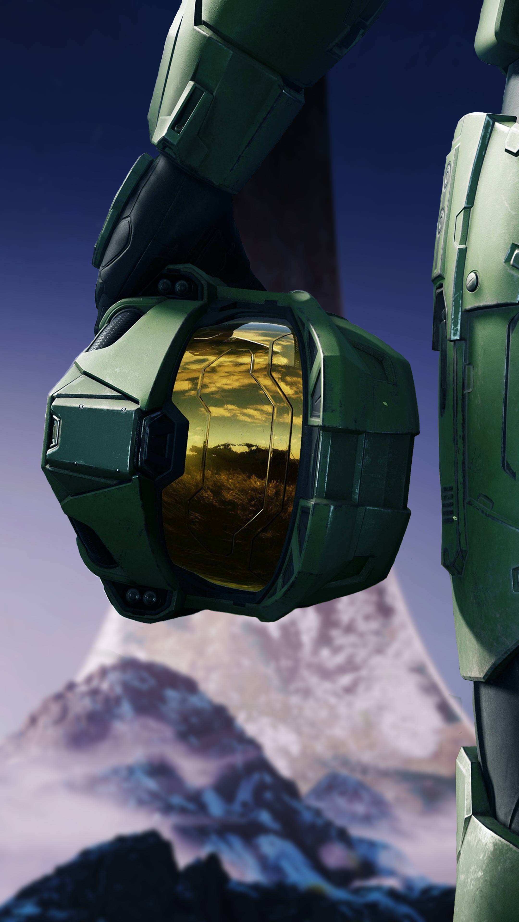 Download Halo Infinite Noble Defender Helmet Wallpaper
