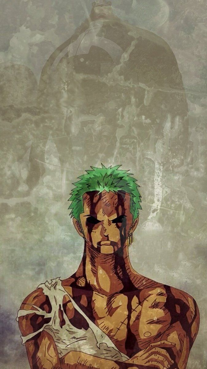 Tried making a Zoro wallpaper Hope yall like it  rOnePiece