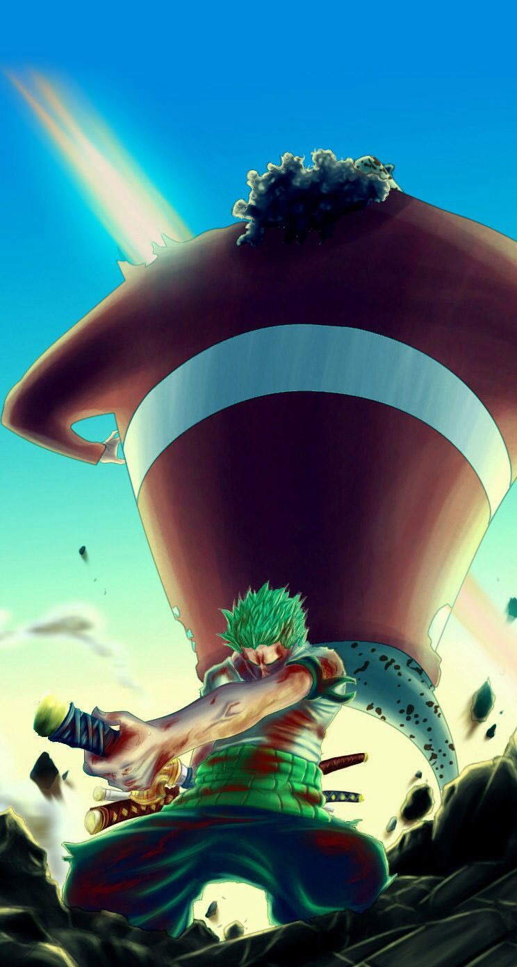 Zoro vs Kuma Wallpaper