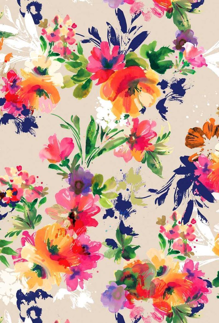 Bright Floral Wallpaper Free Bright Floral Background
