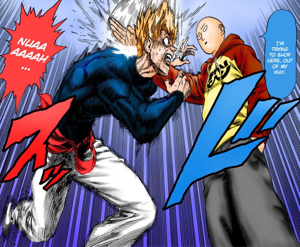 Garou vs Saitama One Punch Man Wallpaper 