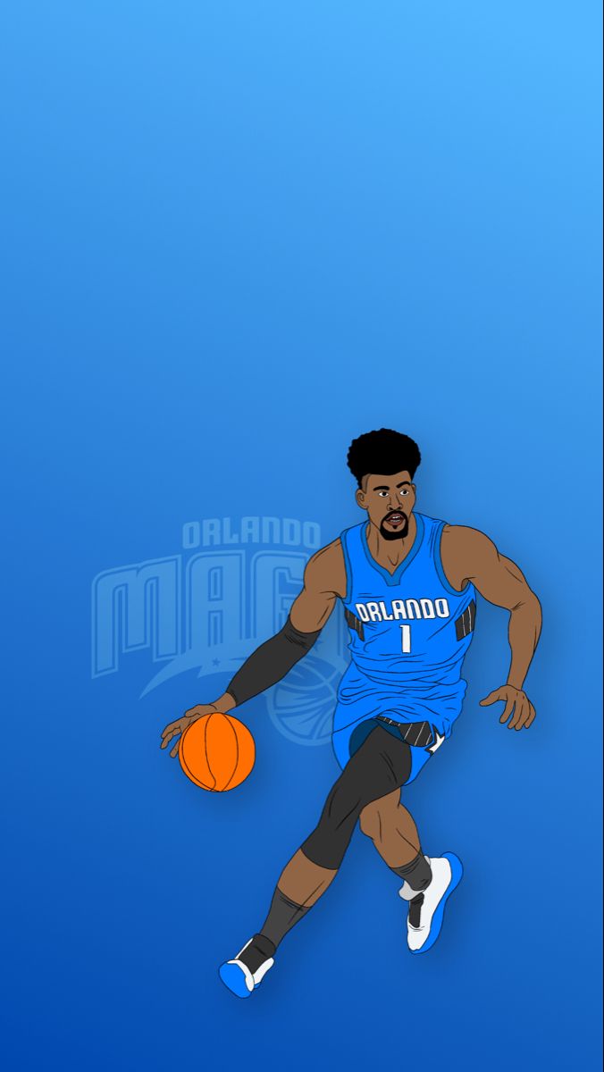 Jonathan Isaac Basketball by sportsign. Orlando magic, Orlando basketball, Basketball background