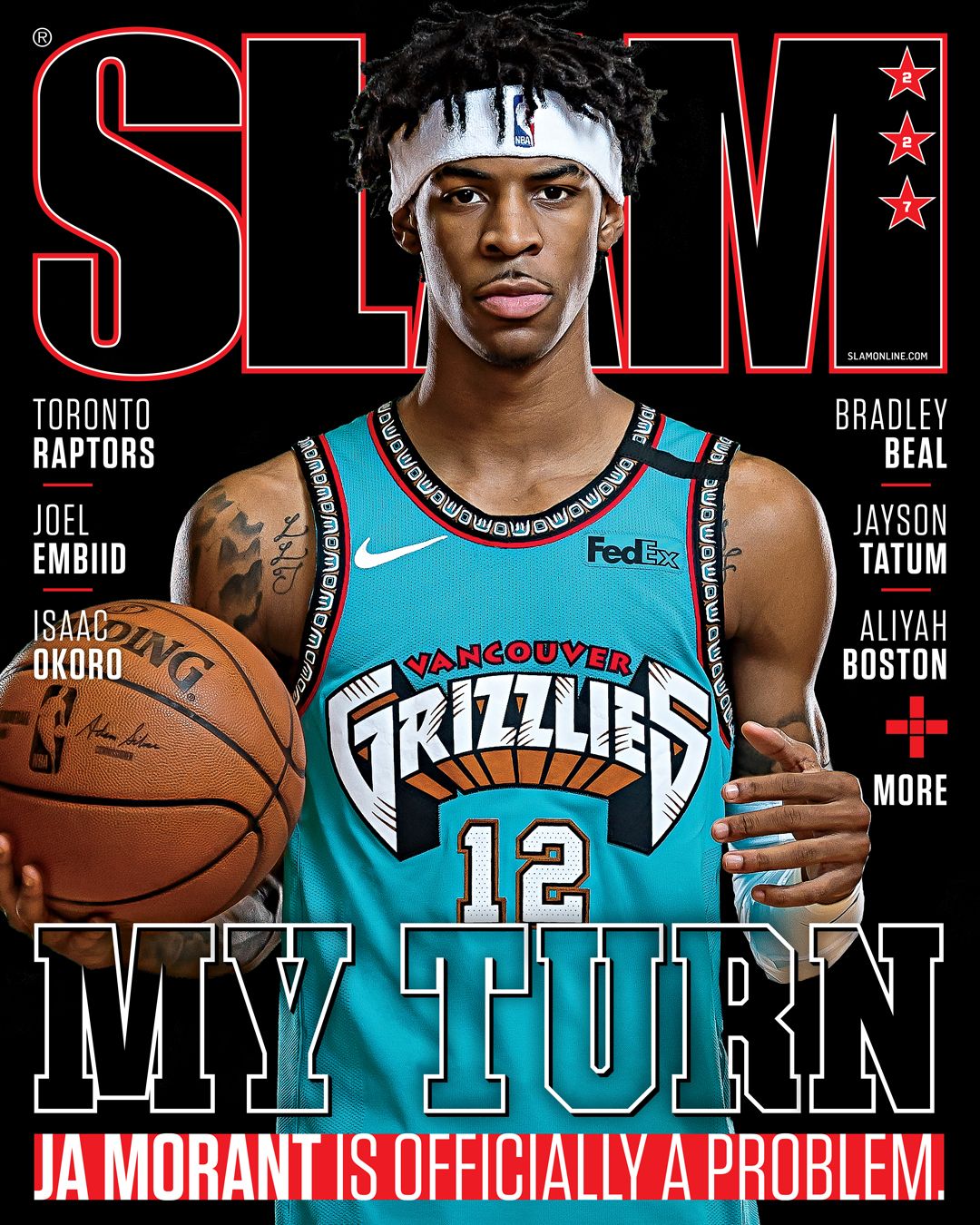 Memphis Grizzlies Star Ja Morant Covers SLAM 227. Slam magazine, Nba picture, Nba