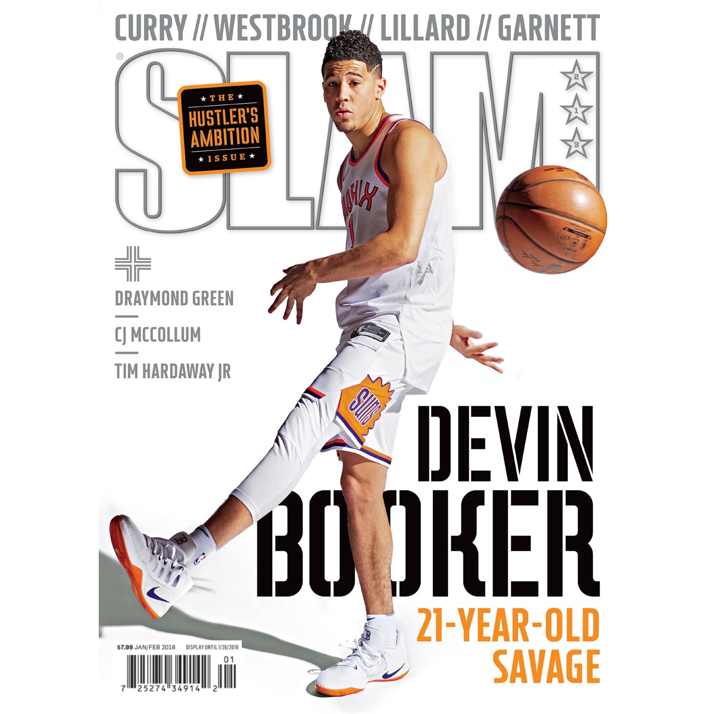 Phoenix Suns: Devin Booker Slam Magazine Mural Licensed S