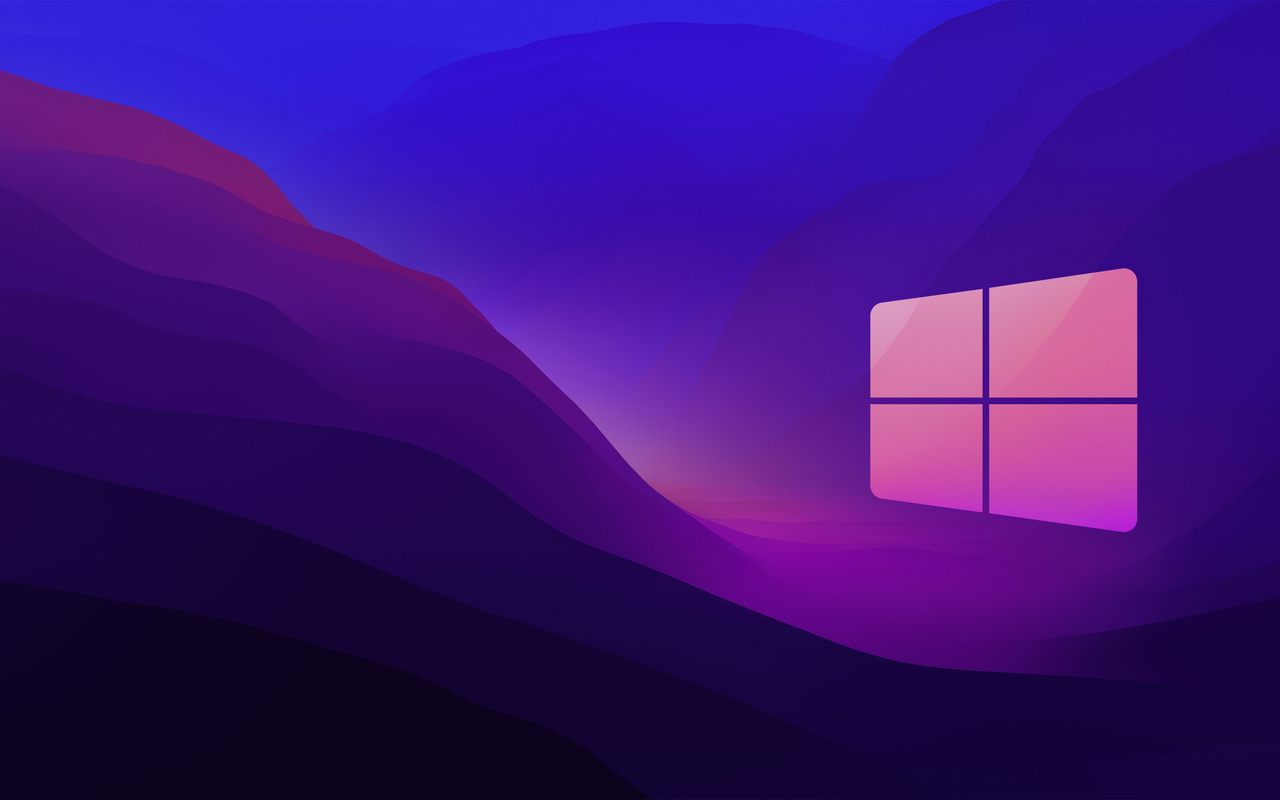 Download Windows, Windows Logo, Abstraction Wallpaper in 1280x800 Resolution