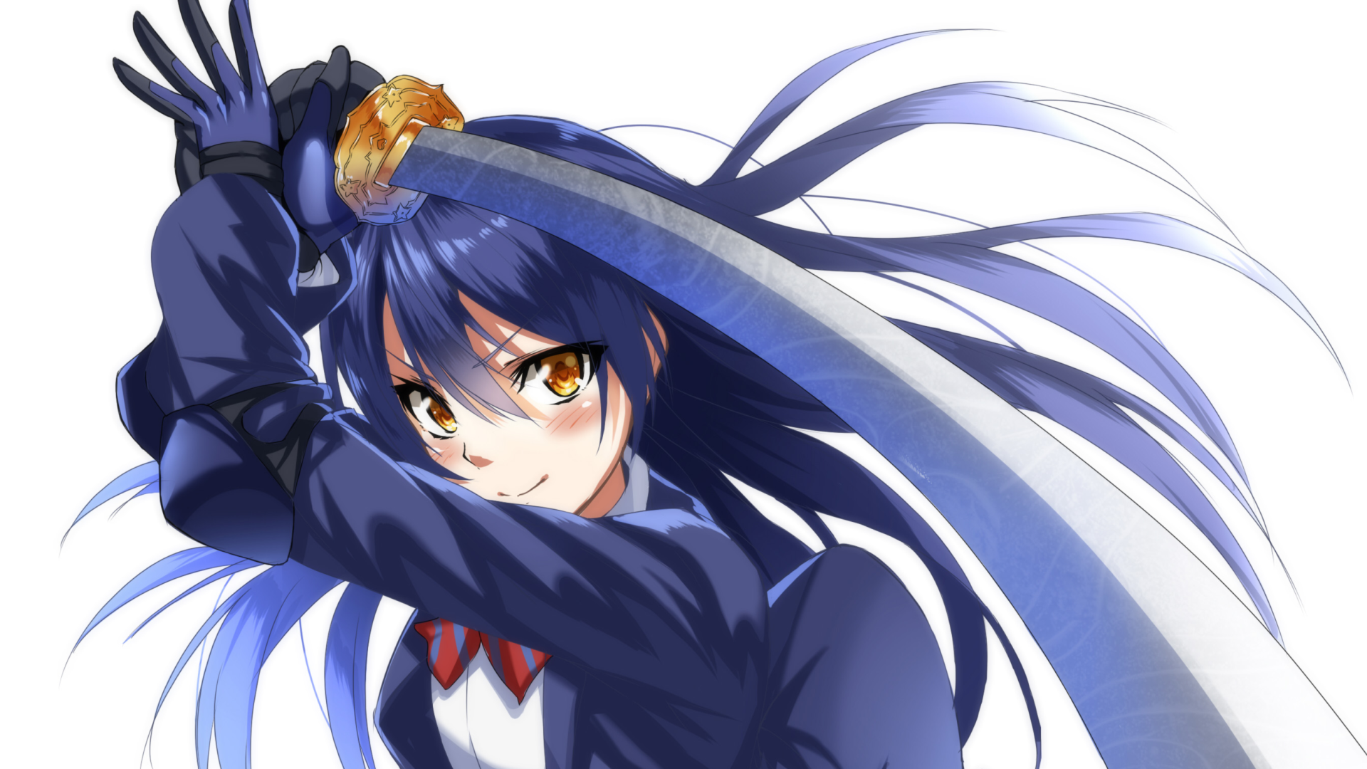 Anime Love Live! Umi Sonoda Sword Girl Wallpaper. HD wallpaper, Anime, Anime love
