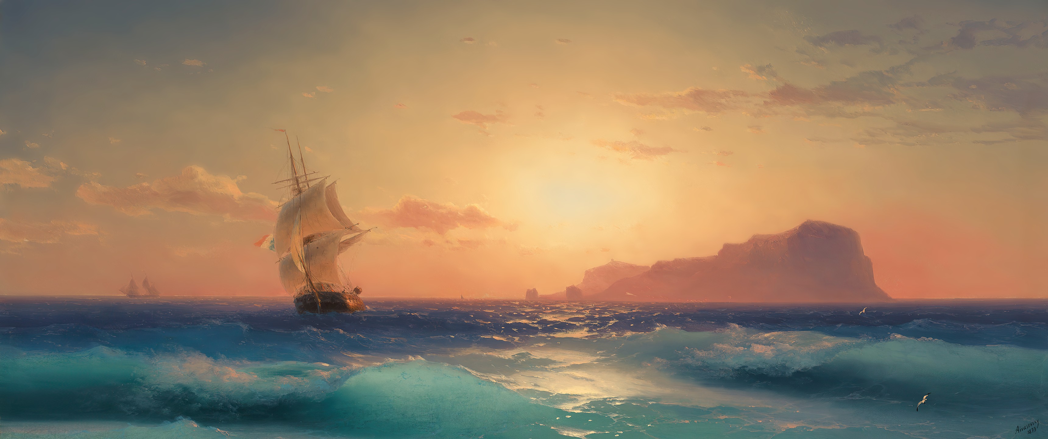 Sailing Ship HD Wallpaper