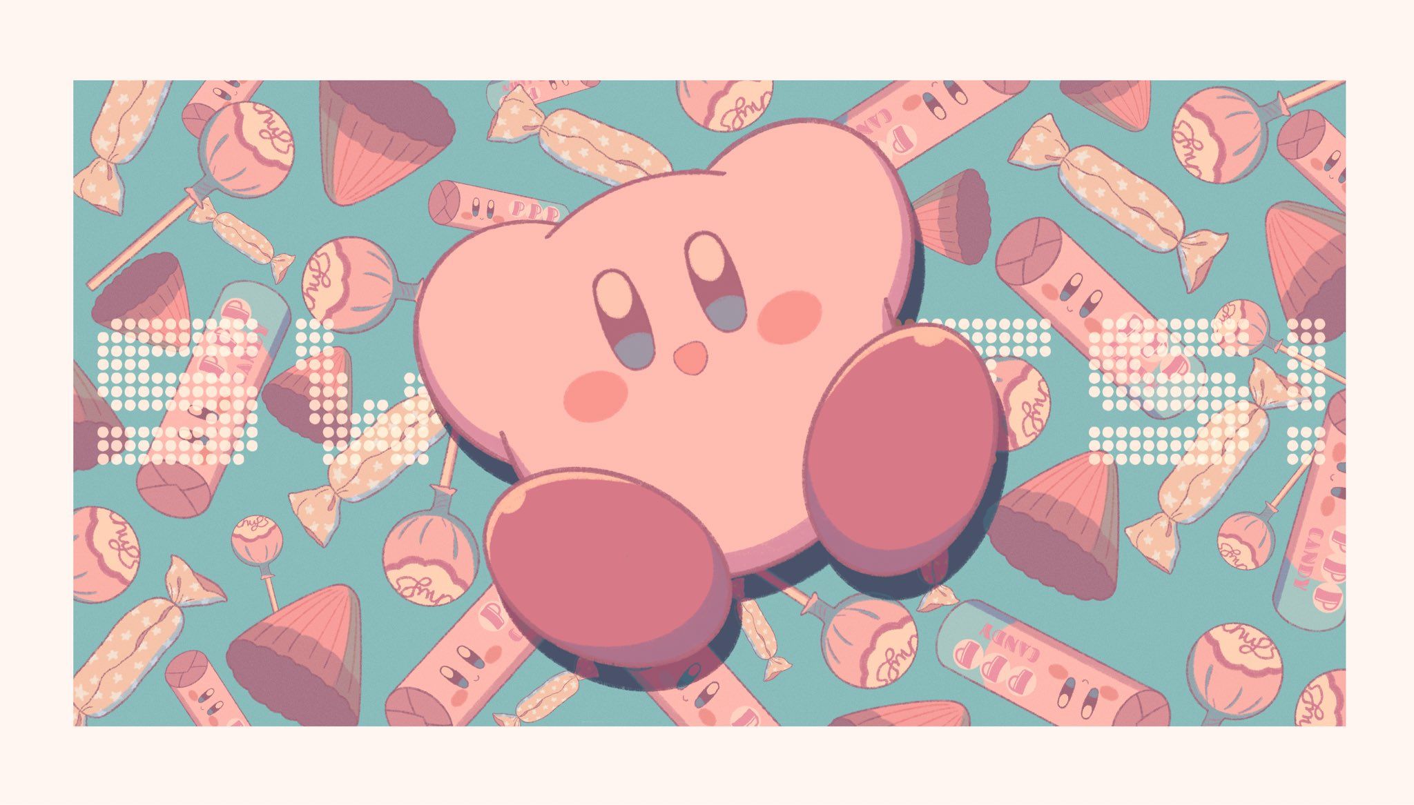 2号 on Twitter. Cute anime wallpaper, Kirby art, Cute desktop wallpaper