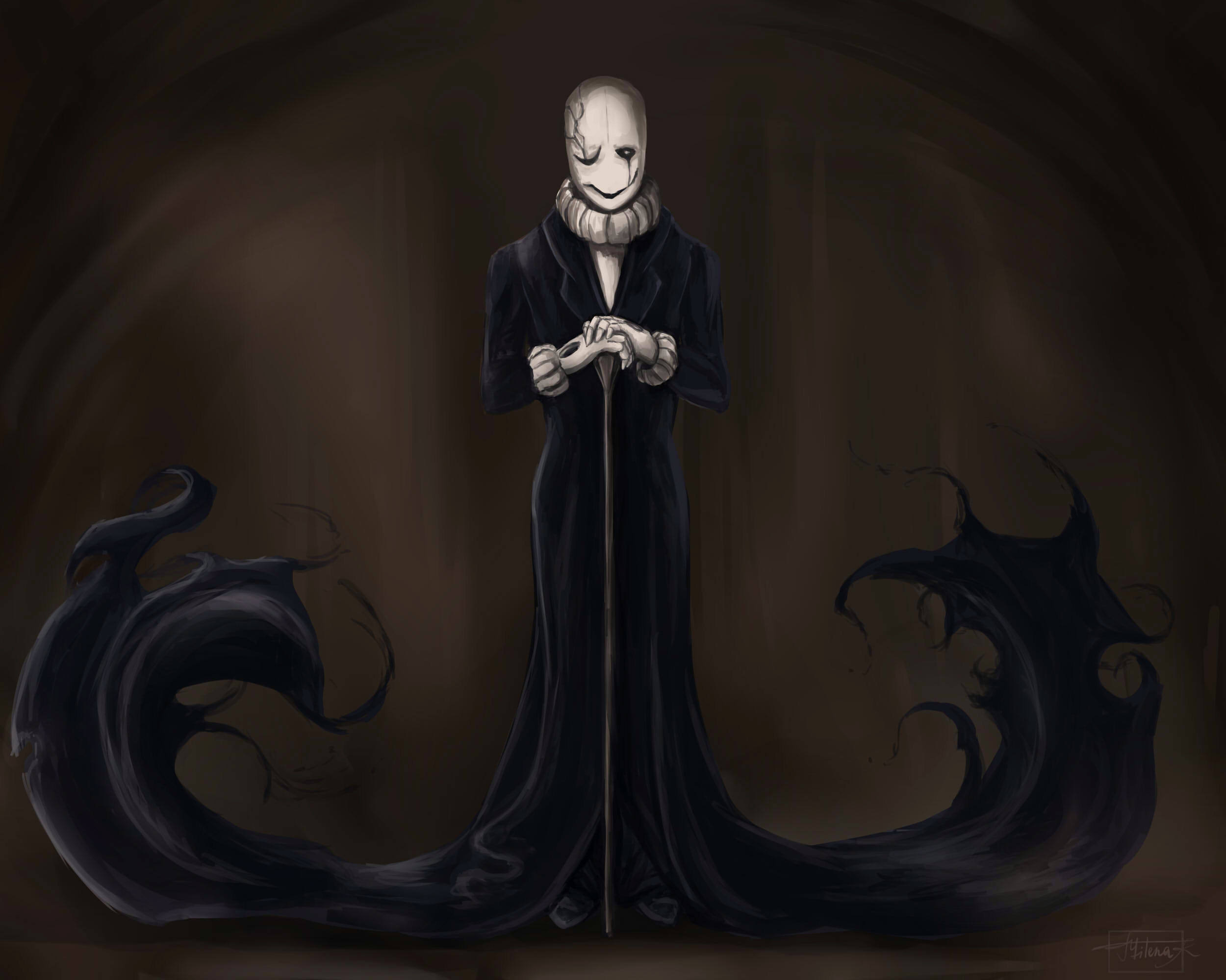 Gaster (Undertale) HD Wallpaper and Background