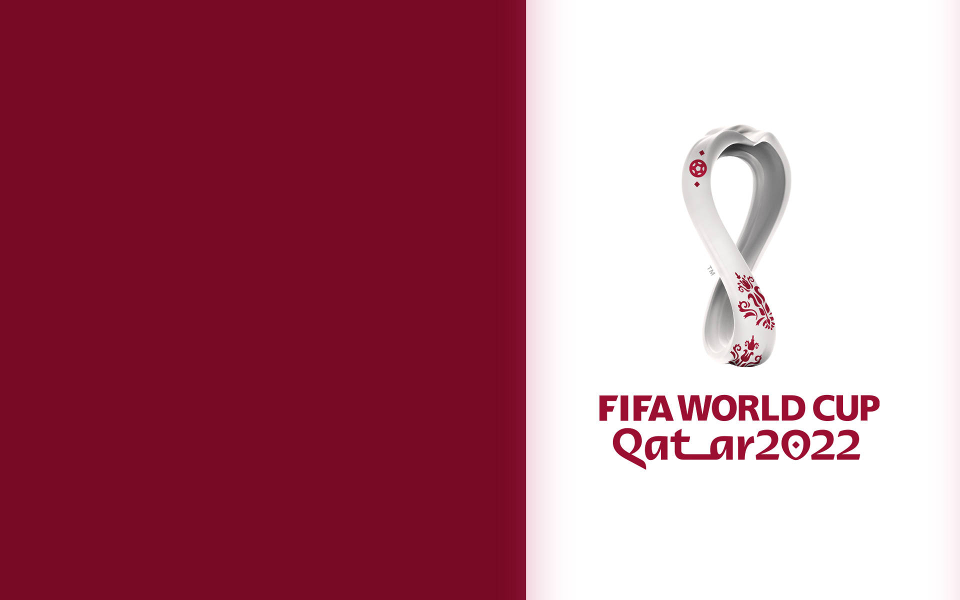 Download White Fifa World Cup 2022 Logo Wallpaper
