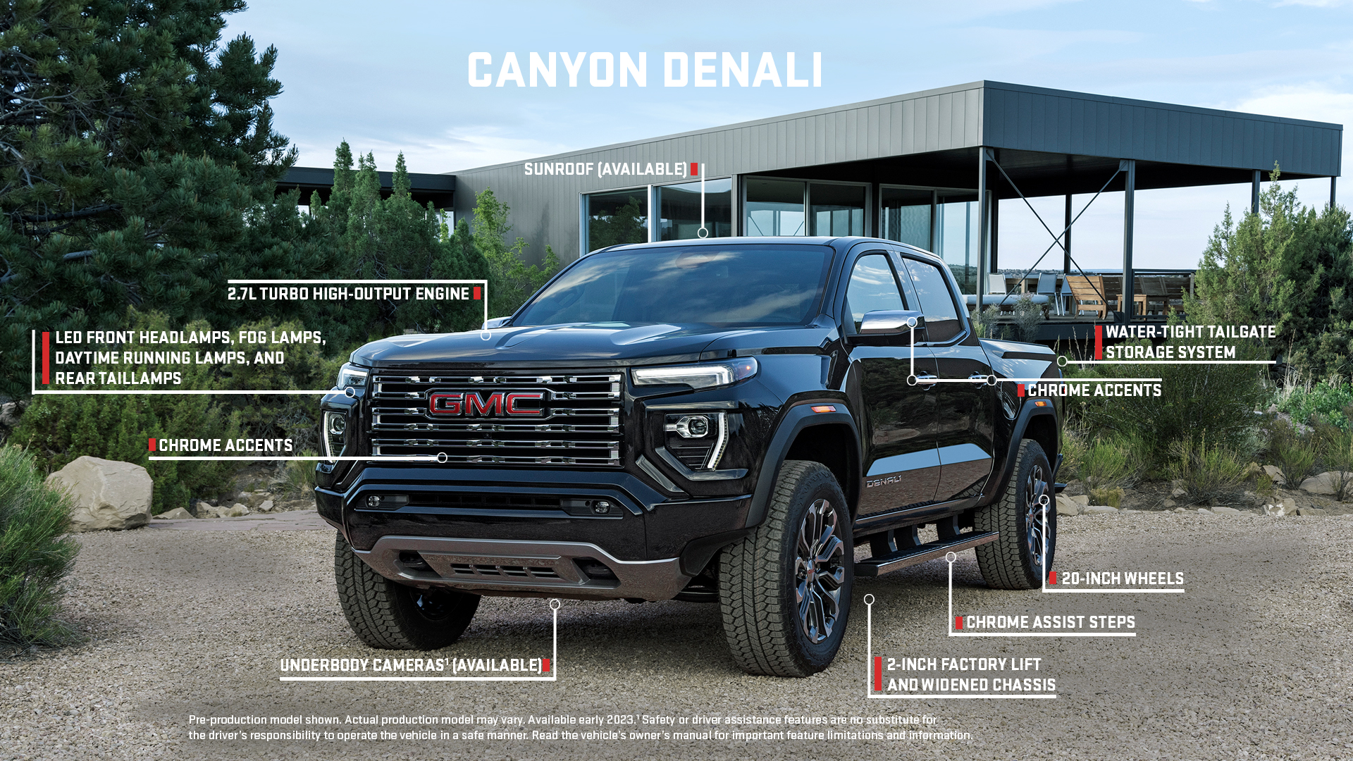 Introducing the 2023 GMC Canyon AT4X