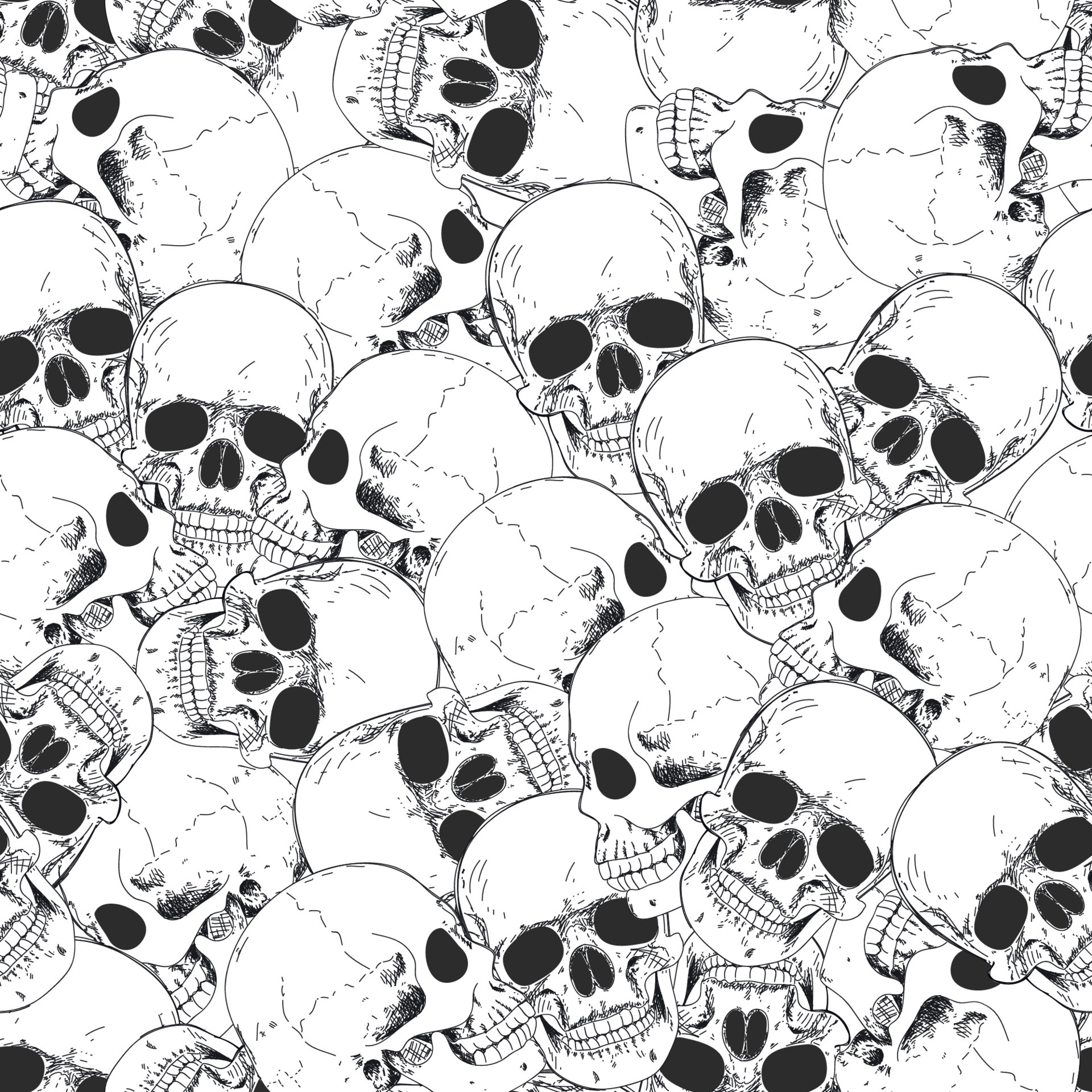 Skull Wallpaper Vector Art, Icon, and Graphics for Free Download