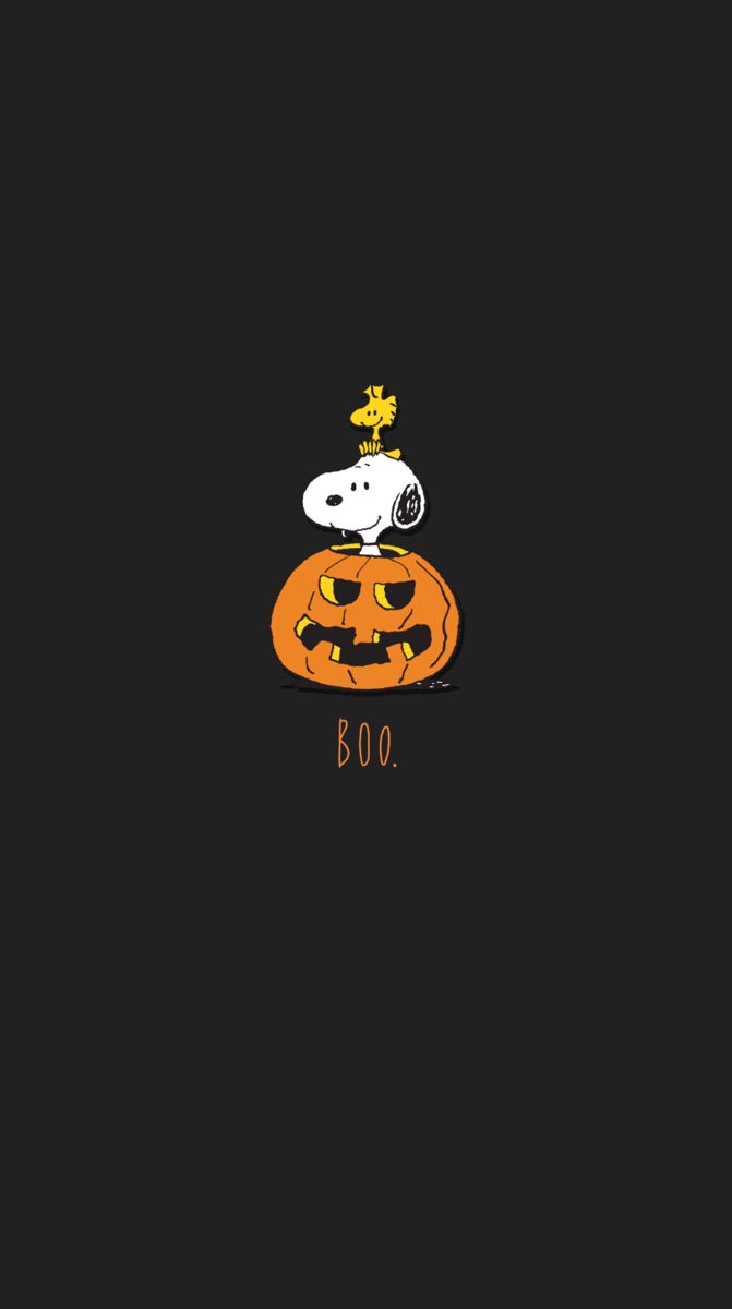Pin by Mzalepeski on Wallpapers  Snoopy wallpaper Halloween wallpaper  cute Cute fall wallpaper