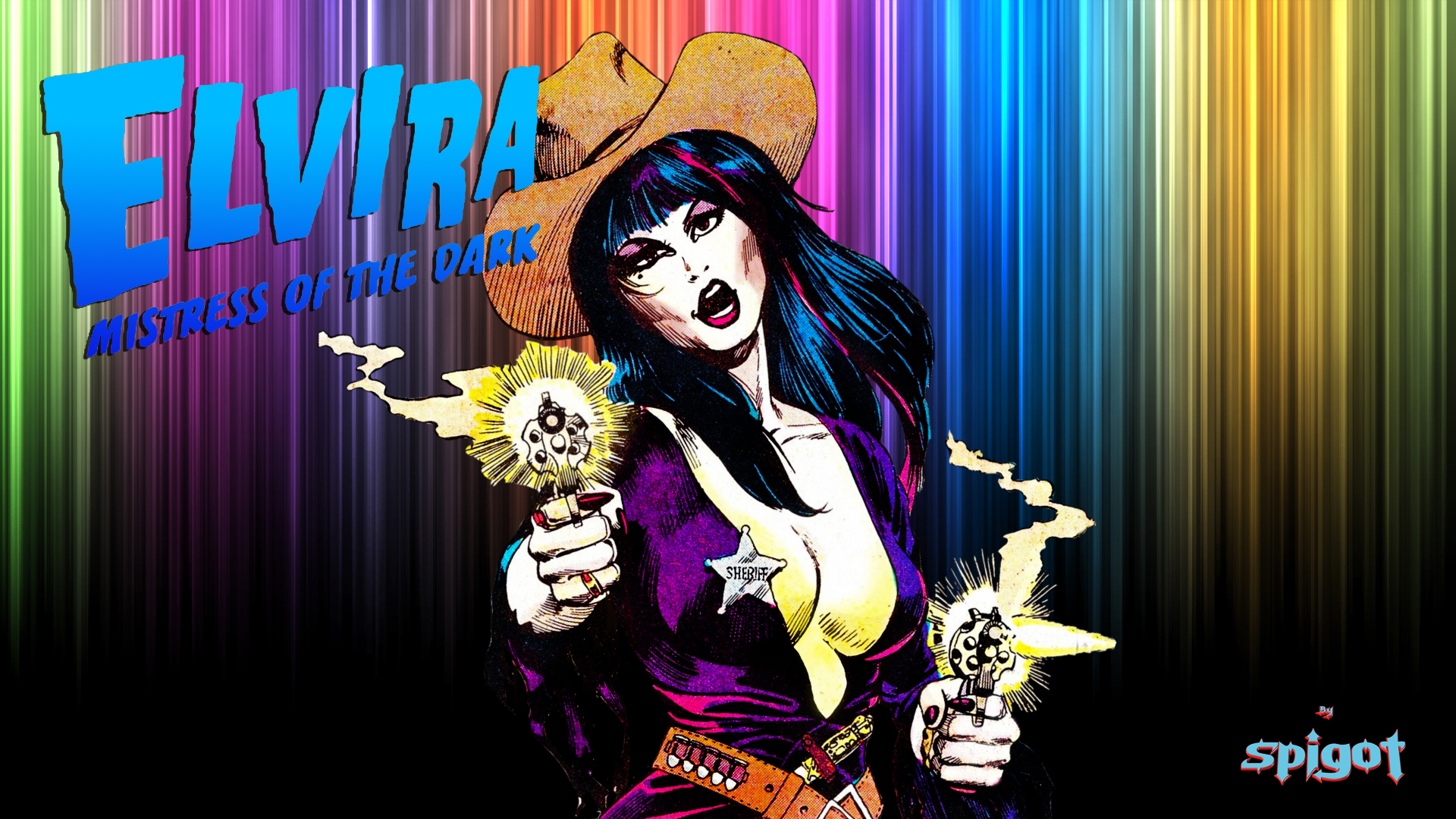 Elvira Halloween Wallpaper. George Spigot's Blog