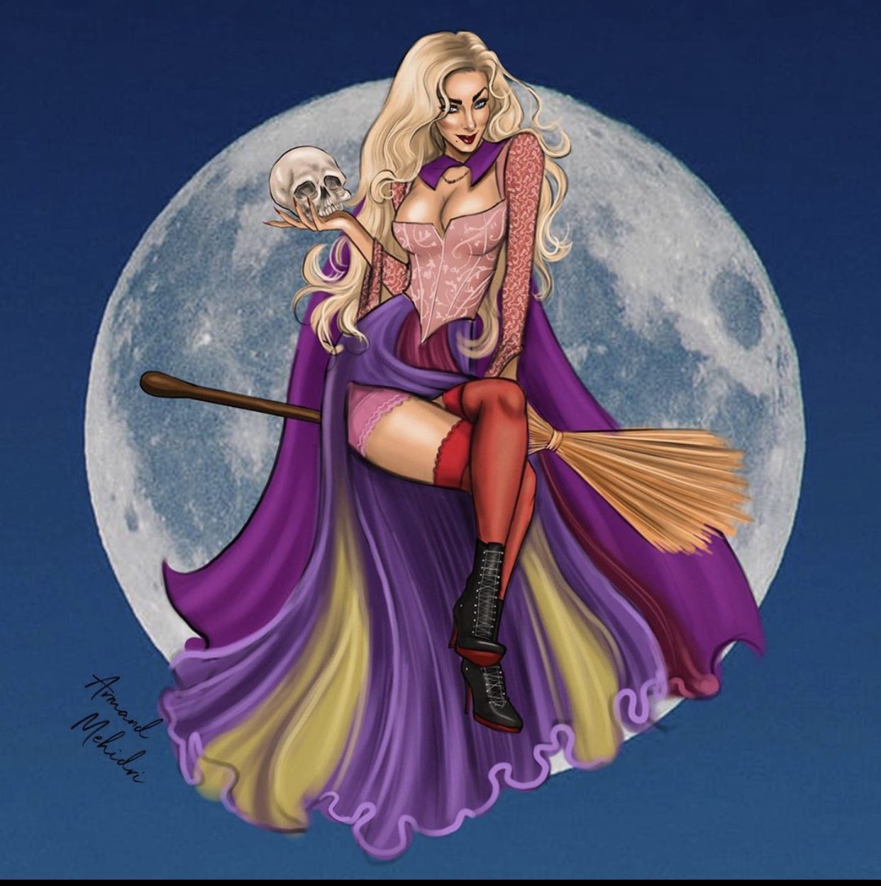 Armand Mehidri Hocus Pocus Sarah Sanderson. Sarah sanderson hocus pocus, Horror movie art, Hocus pocus witches