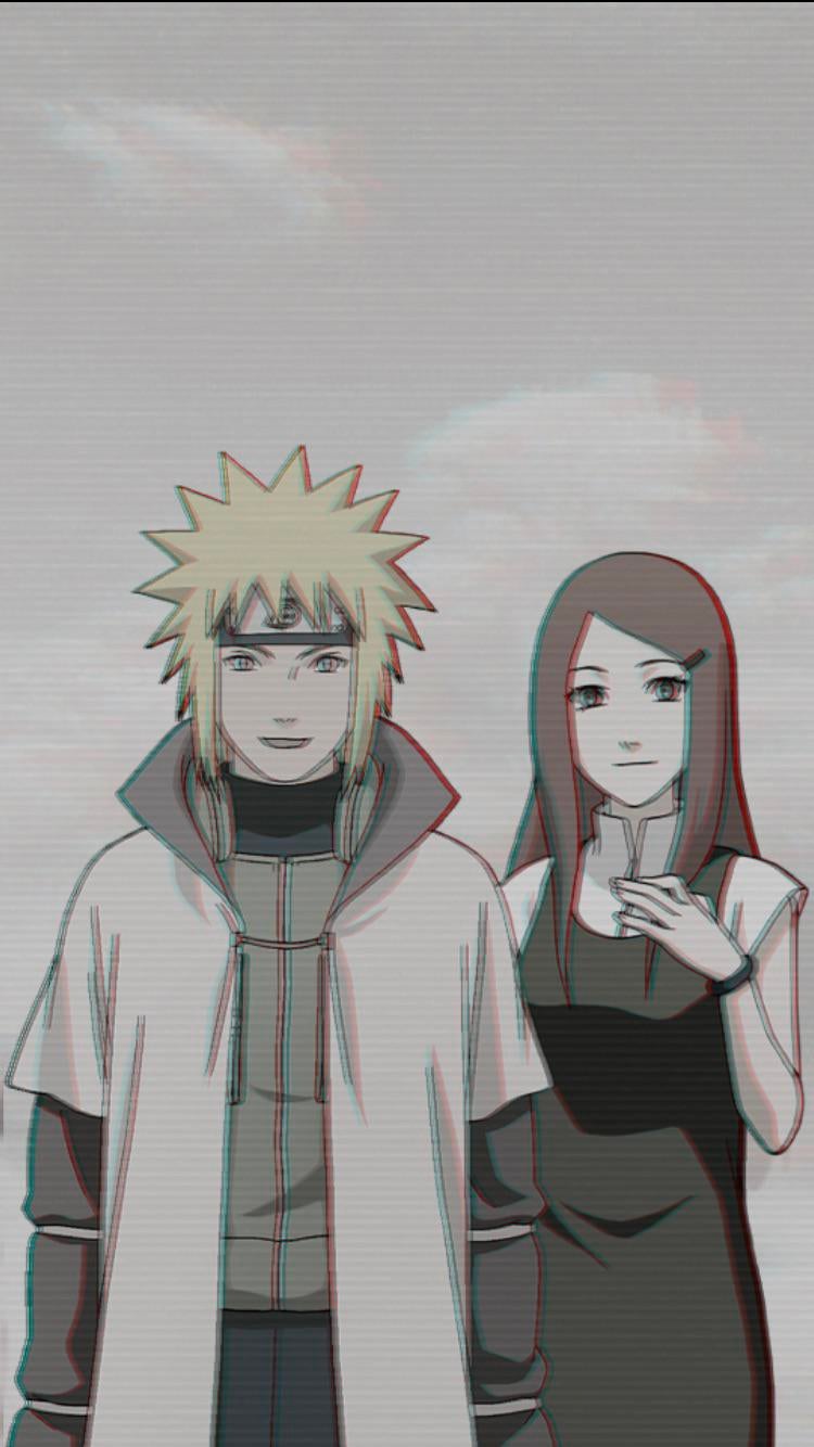 minato and kushina VHS wallpaper